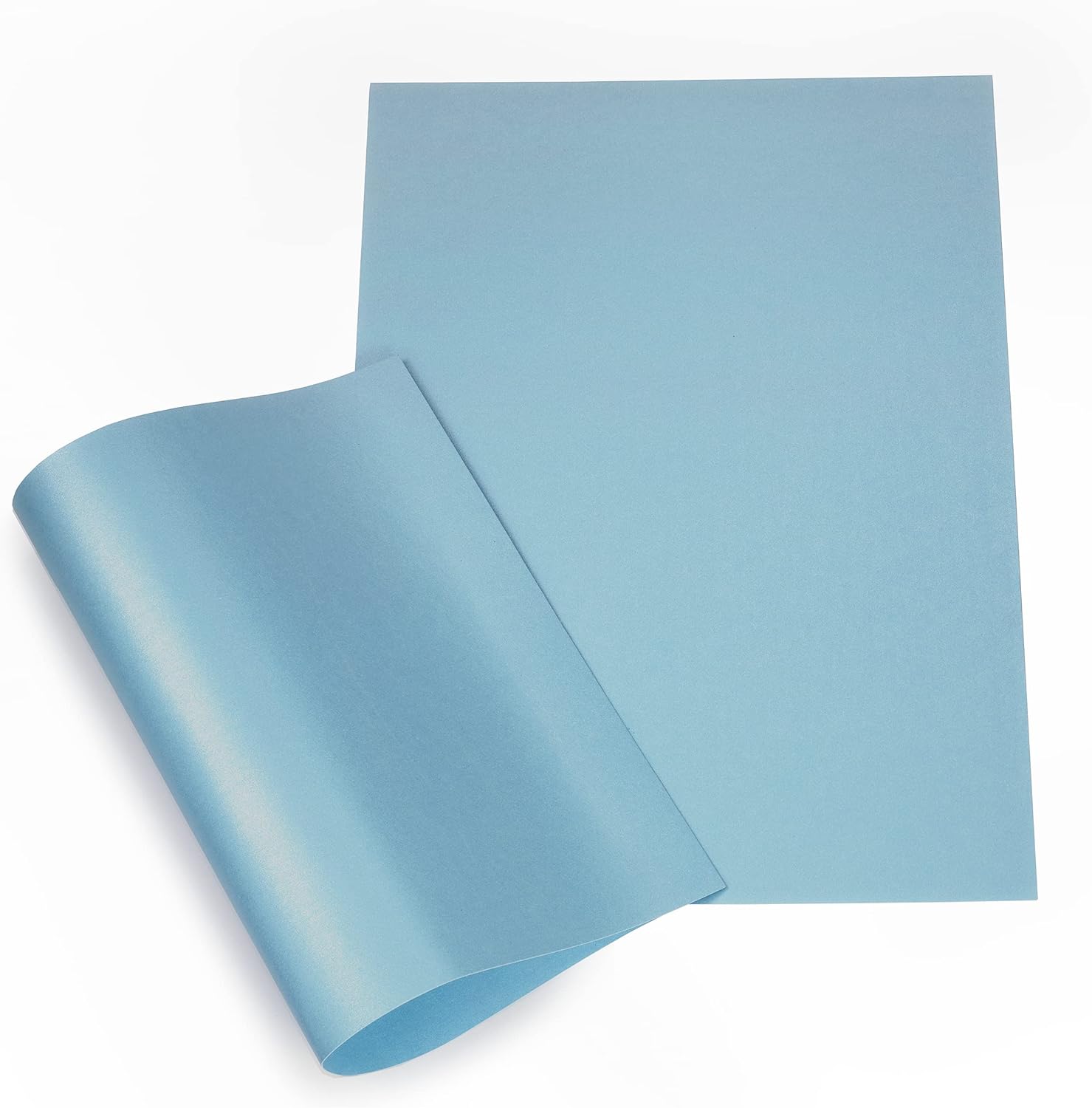 Baby Blue Double Sided Pearly Card A4 250gsm 20 Sheets Arts Crafts Artist