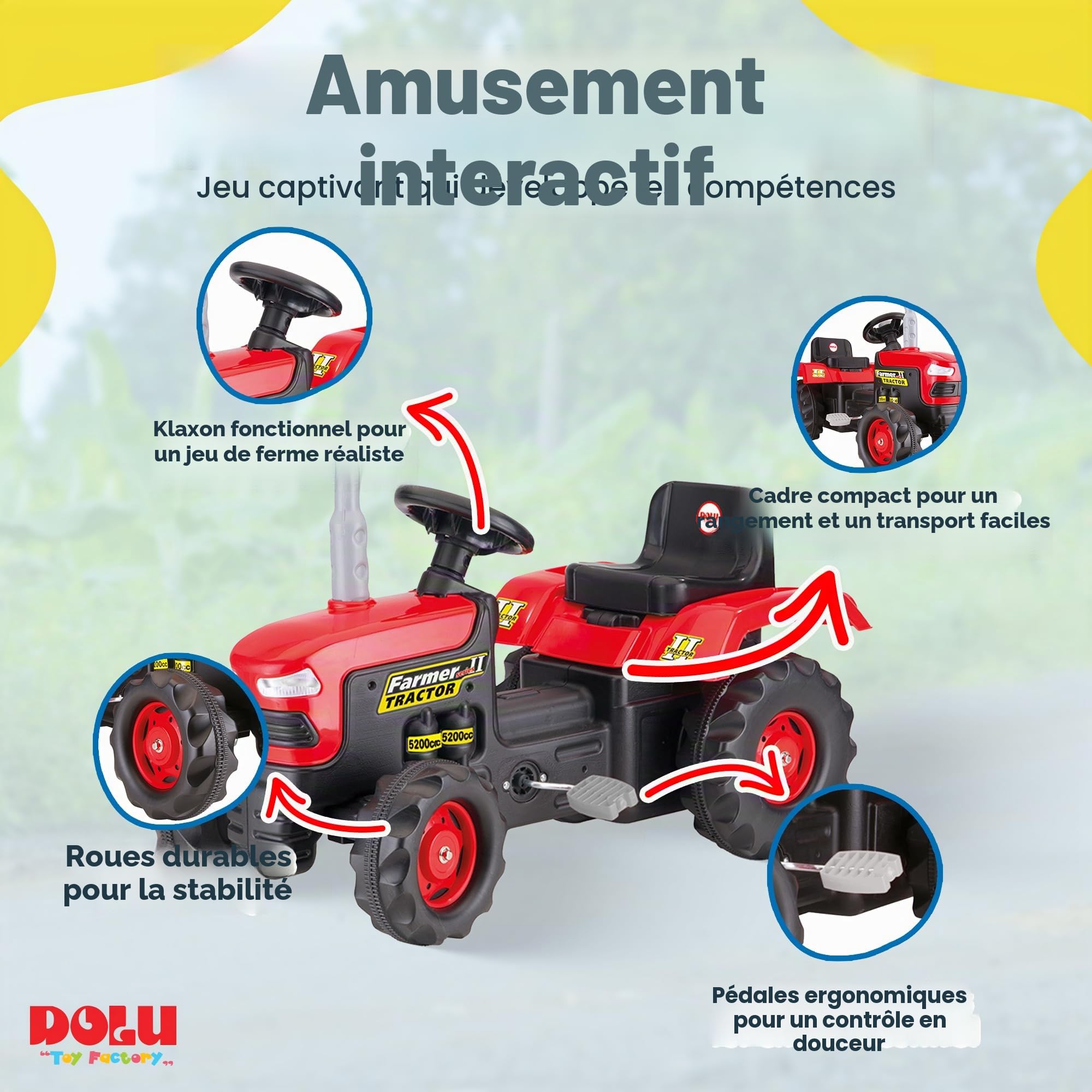 Dolu Tracteur à pédales (6268050)