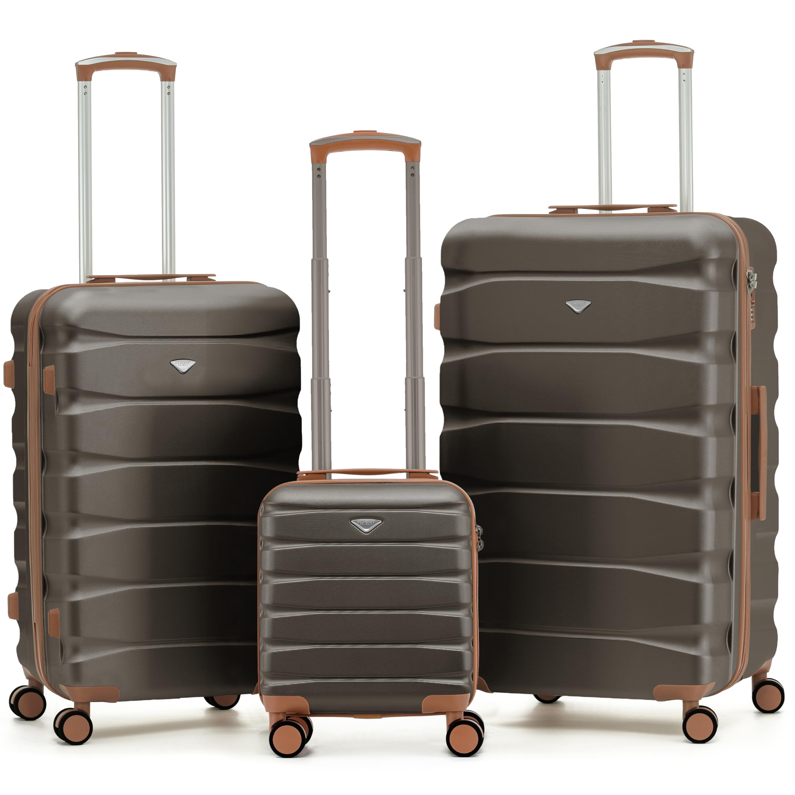 Flight Knight Underseat Cabin Suitcase 45x36x20cm | Free Hand Luggage for EasyJet & Wizz Air | Lightweight ABS Hard Shell with 8 Silent-Glide Spinner Wheels | Max Space Travel Bag — view 149