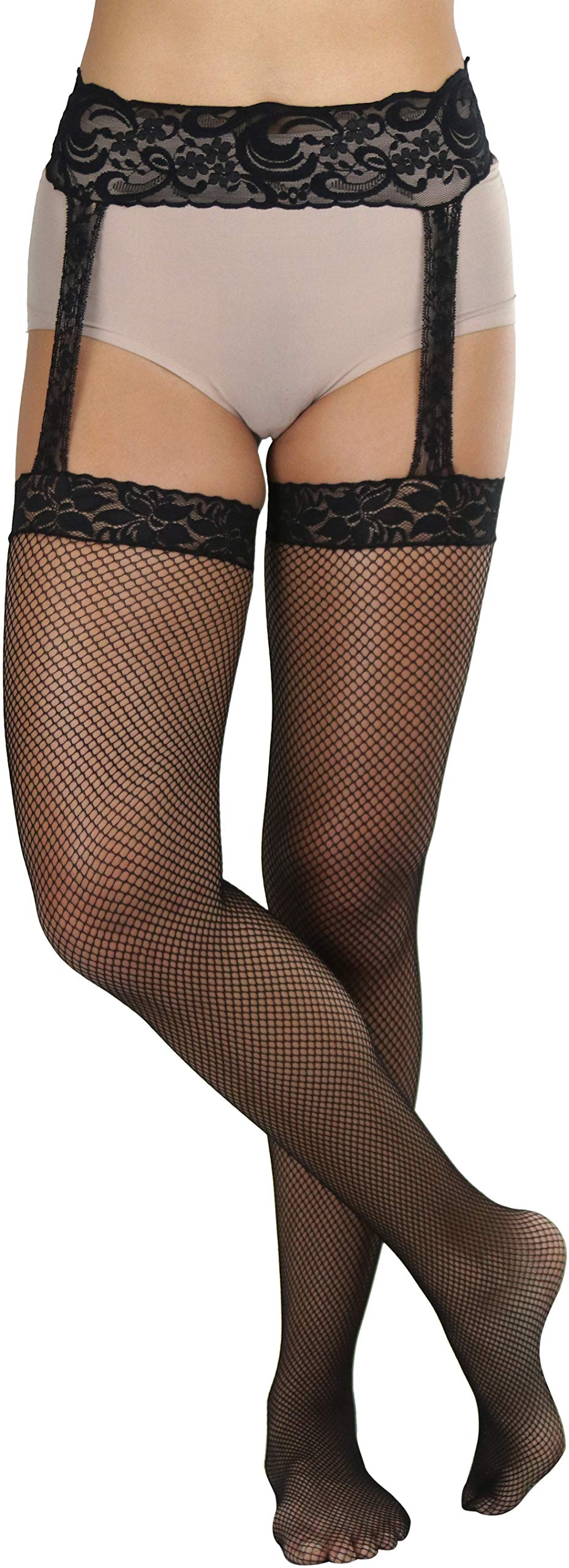 ToBeInStyle Women's Suspender Pantyhose