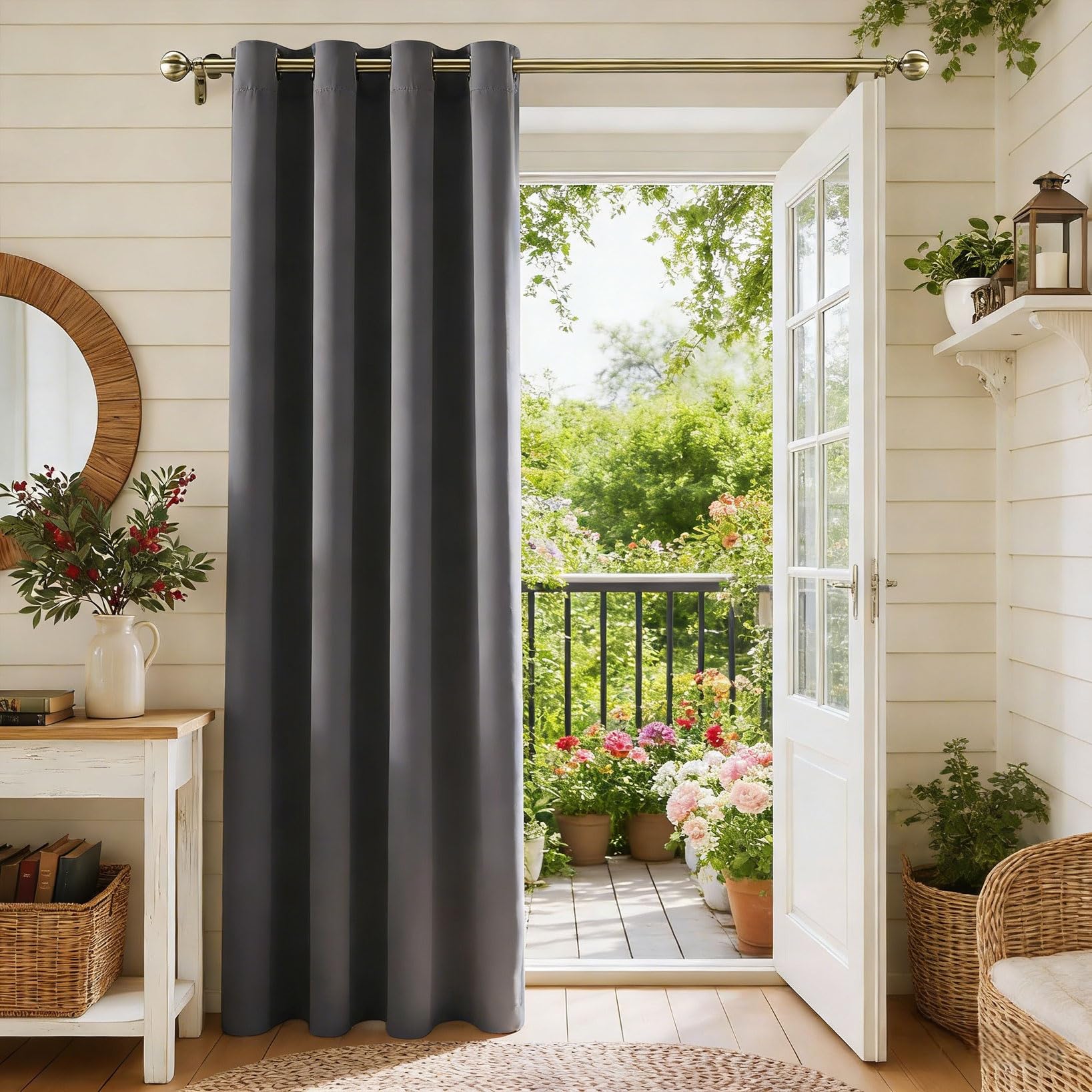 ドレープカーテン　遮光/厚手 Amazon｜遮光カーテン 90 x 230 cm 1級遮光99.%率厚手熱断熱防音防寒