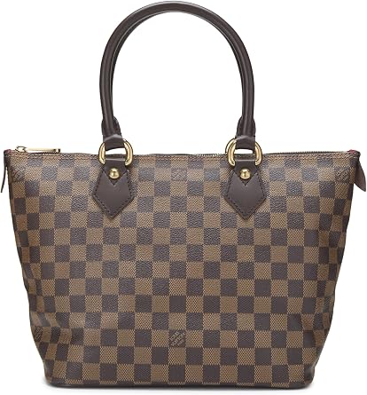 Pre-loved Damier Ebene Saleya PM, Brown