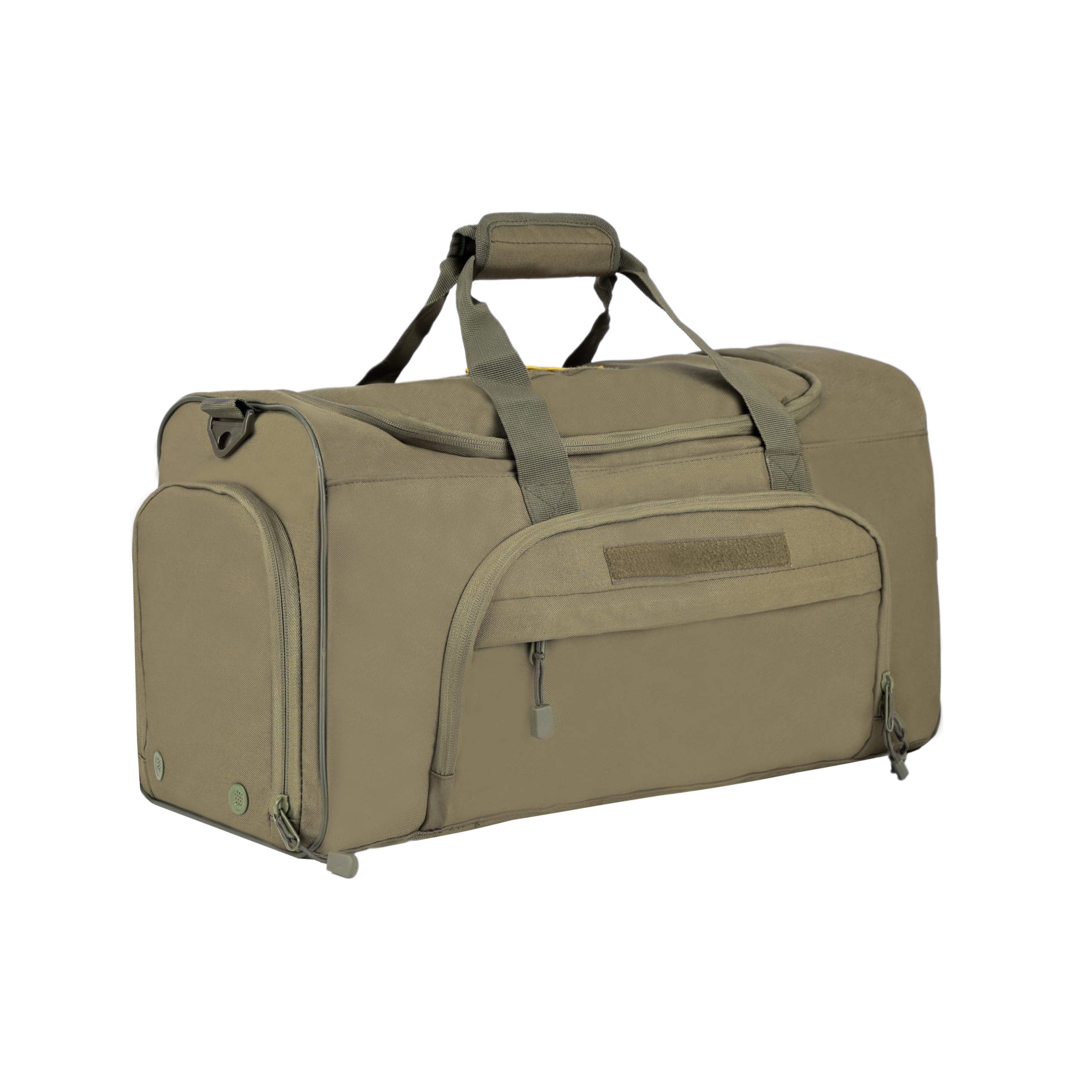 Military Tactical Outdoor Gym Bag Small Duffel Bag with Shoes Compartment for Sports Travel Camping Hunting (B-Green)
