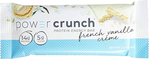 Power Crunch Bar crema de vainilla francesa 14 onzas Power Crunch Bar crema de vainilla francesa 14 onzas
