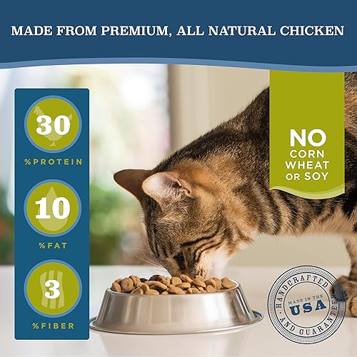Miniatura 2 de Blackwood Comida para mascotas para gatos hecha en Estados Unidos Comida seca súper premium para gatos adultos, interiores y mayores, receta de