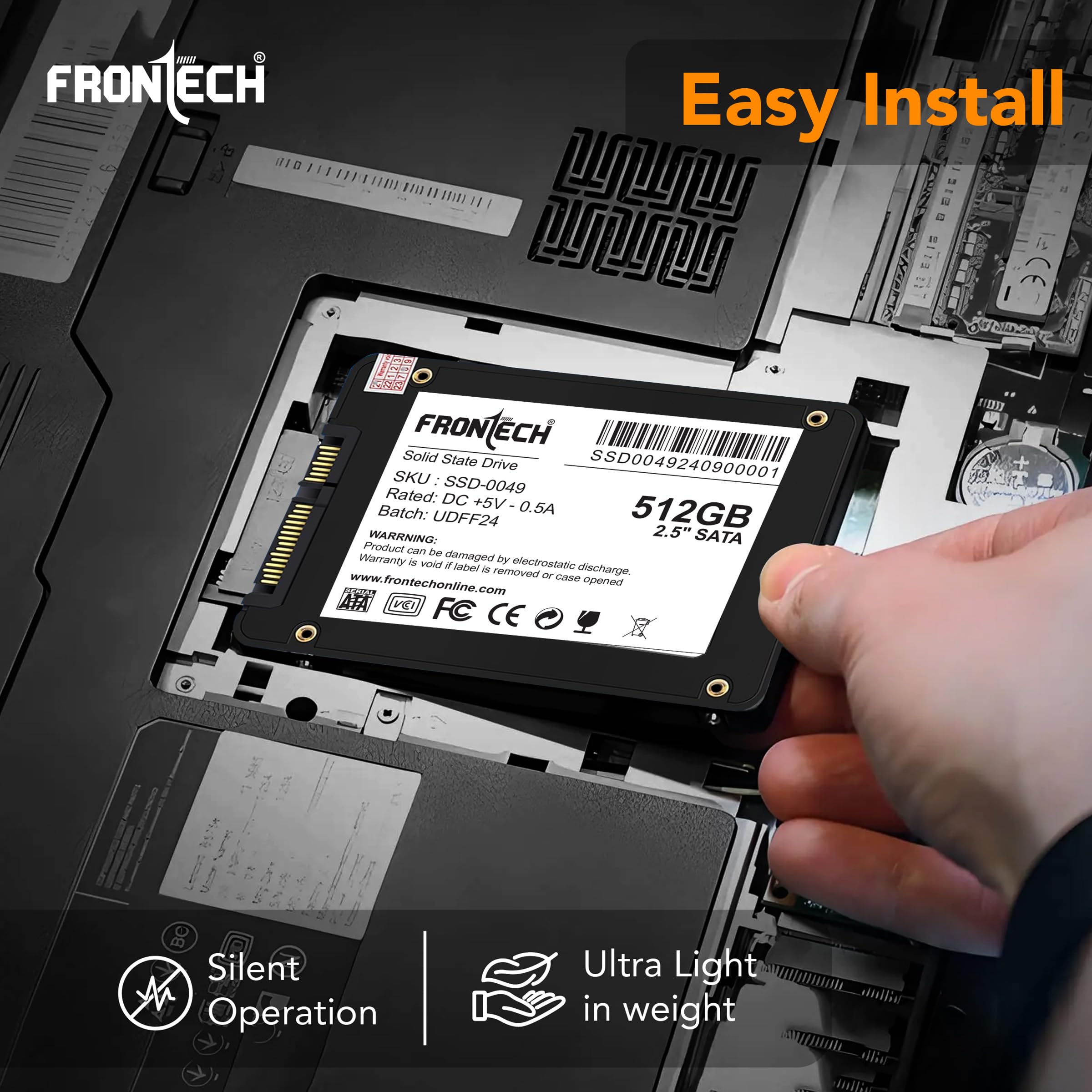 Amazon.in: Buy FRONTECH 512GB Internal SSD, 2.5 SATA3, Low Energy