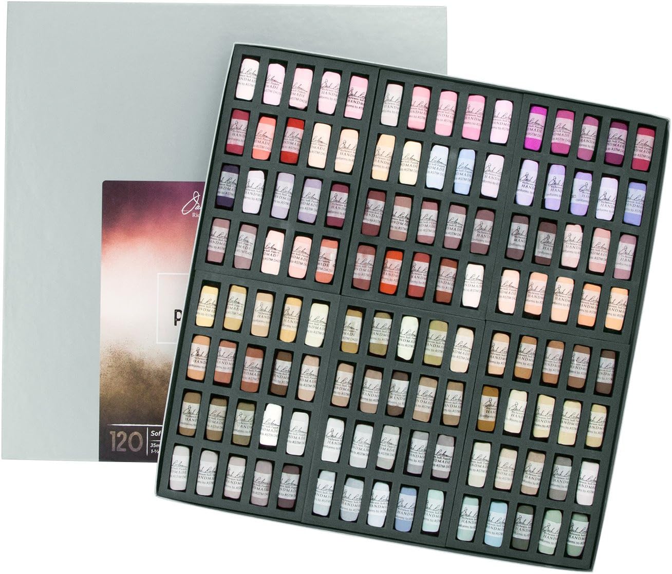 Jack Richeson 422946 Hand Rolled Soft Pastels Portrait (120 Piece Set)