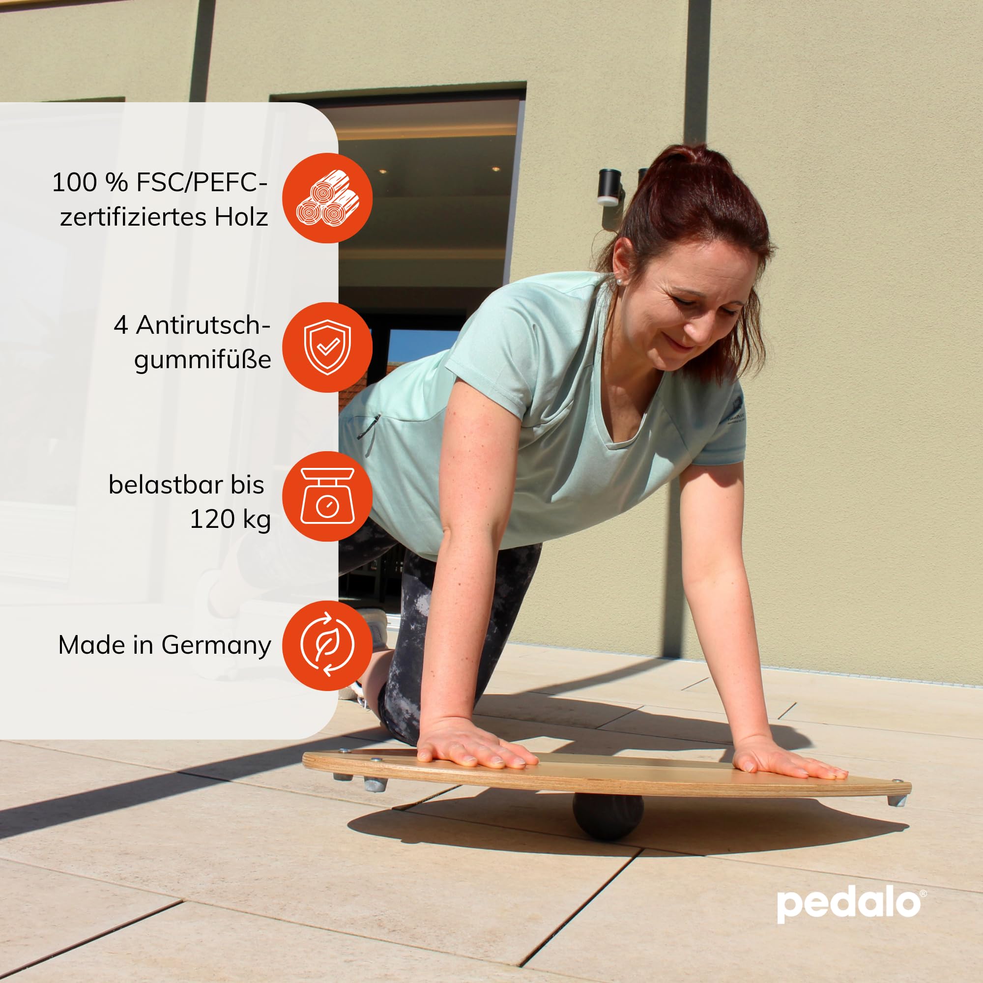 Pedalo® Balance-Board Triple I Surfen I Skaten I Balance I Koordination I Training