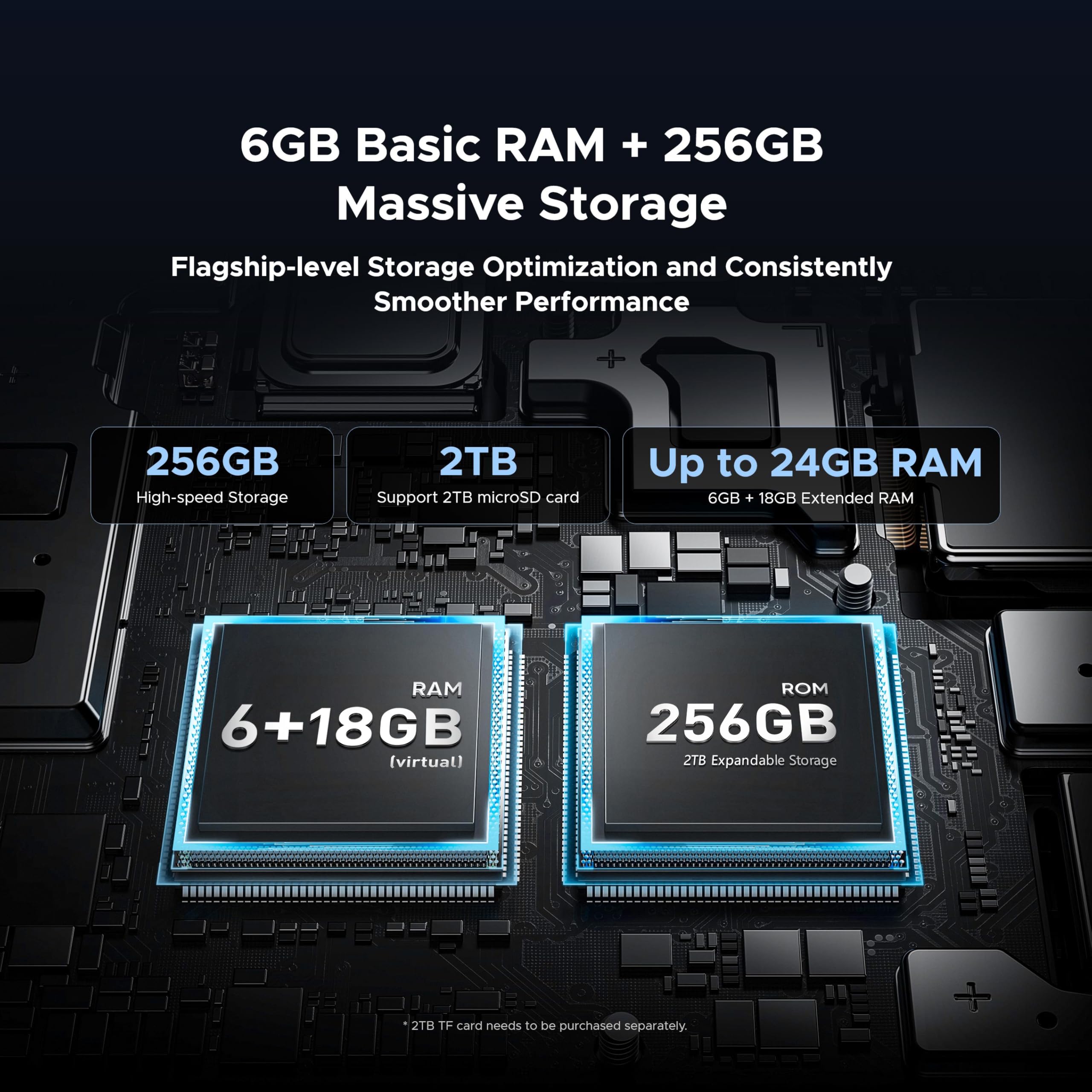 DOOGEE Blade10 Power Rugged Smartphone, 10300mAh, 24GB RAM + 256GB ROM, Display 6.6 Pollici HD+ 90Hz, AI Camera 50MP, Octa-Core, Android 14, Dual SIM, NFC, Unlock, 2024 - Nero