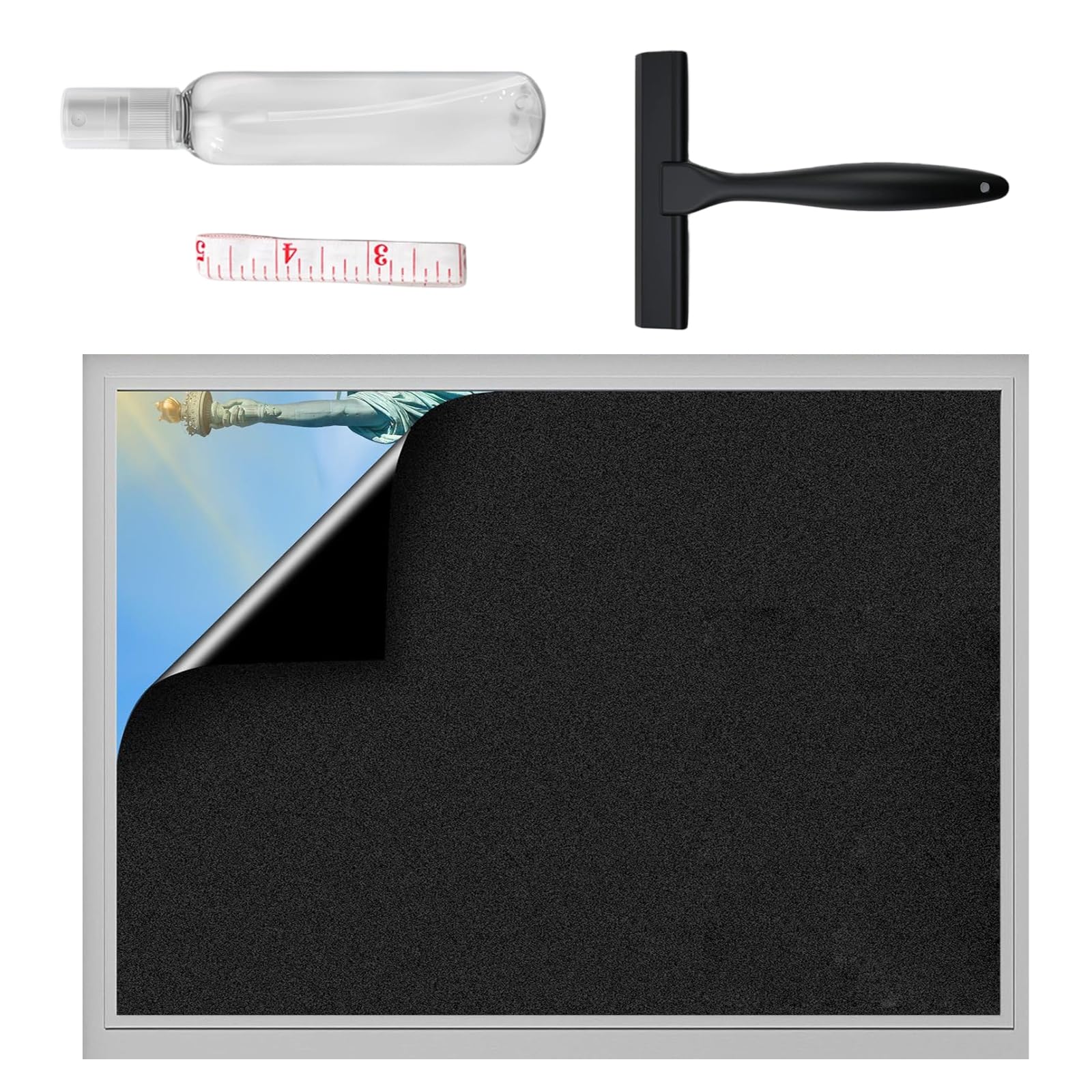 Reduce Glare and Warmth Control Window Shade 60x200cm Cling Mount Design Harsh Sunlight for Comfortable Living Not Adhesive Window Tint