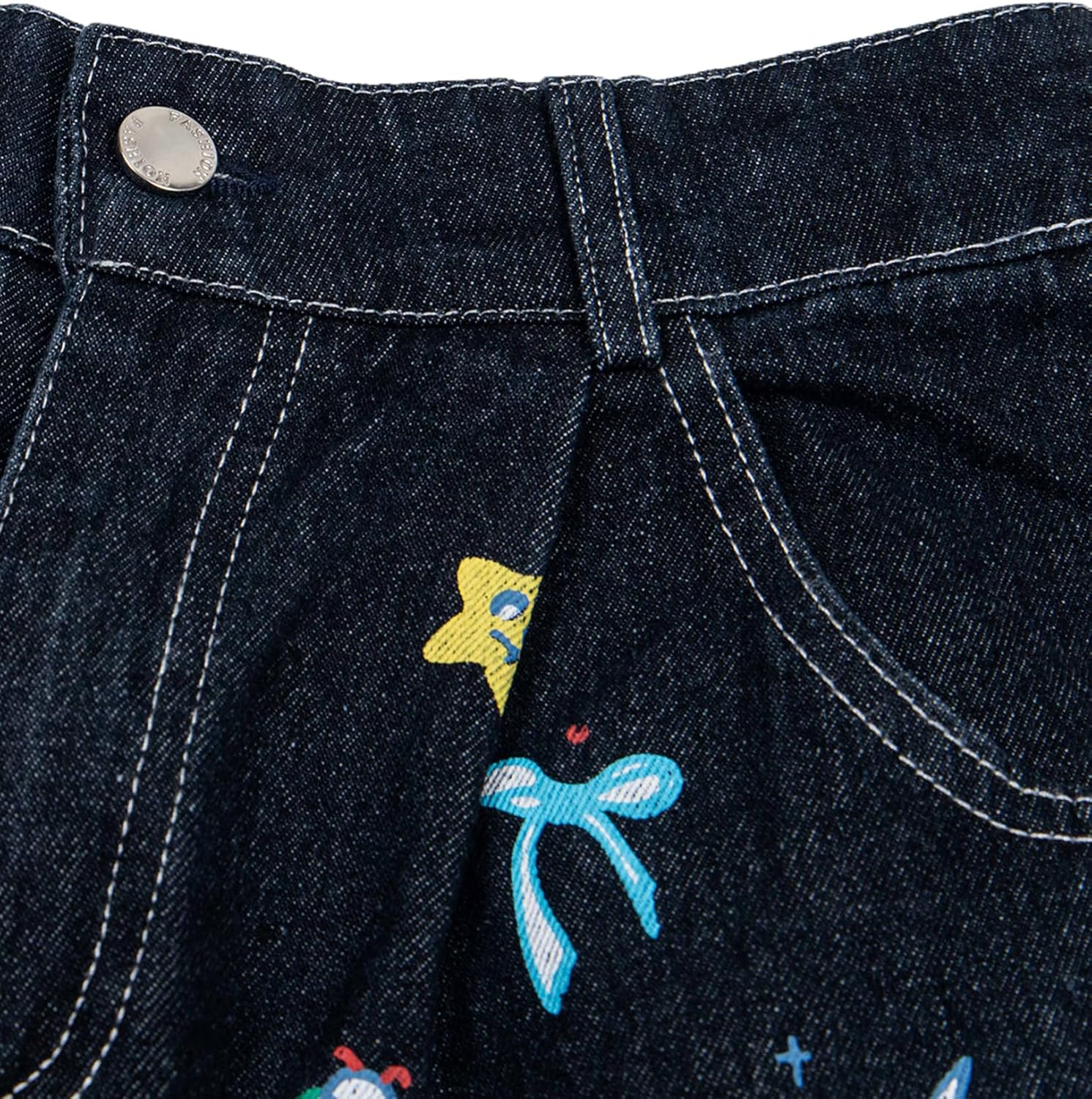 Aelfric Eden Baggy Jorts Loose Fit Long Denim Shorts Men Women Summer Casual Graphic Straight Leg Streetwear Short Jean - Image 8