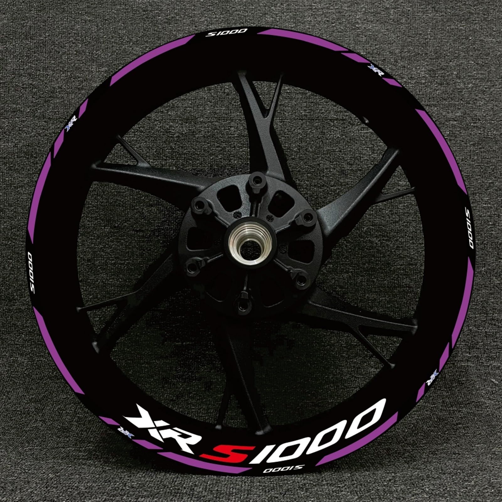 Motorcycle Wheel Hub Sticker Reflective Decals for Suzuki DL650 DL1000 V Strom 650 XT V-Strom(Color14)