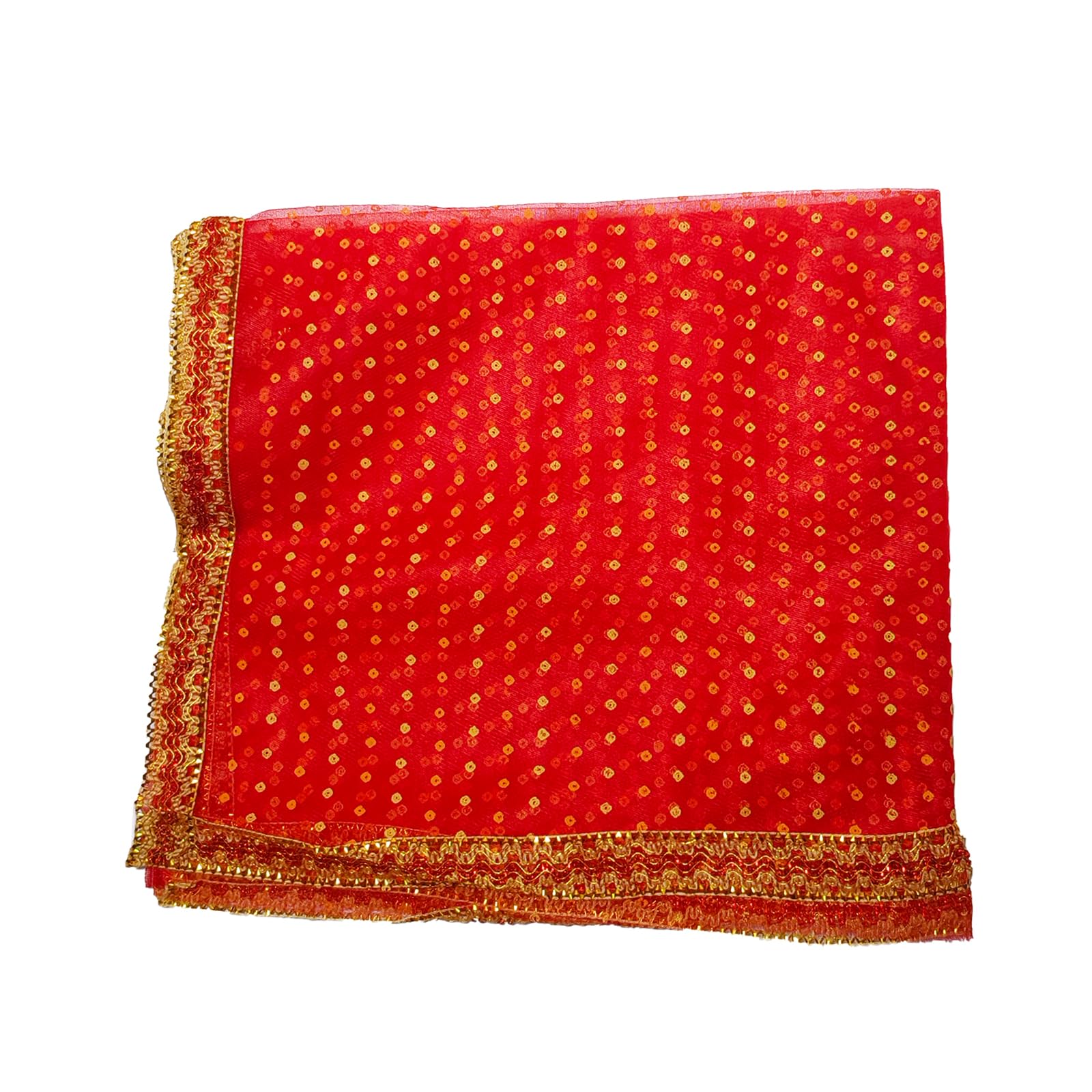 Bridal Dupatta Embroidered Net Women Dupatta Mata Rani Chunari Dupatta-picture-25