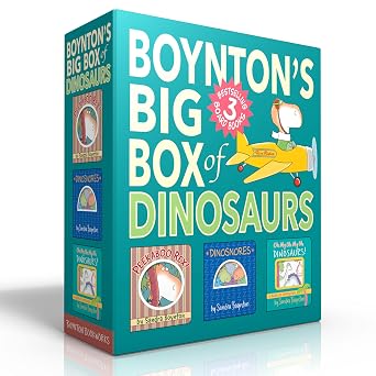 Boyntons Big Box of Dinosaurs Boxed Set Peekaboo Rex!; Dinosnores; Oh My Oh My Oh Dinosaurs! Boynton on Board