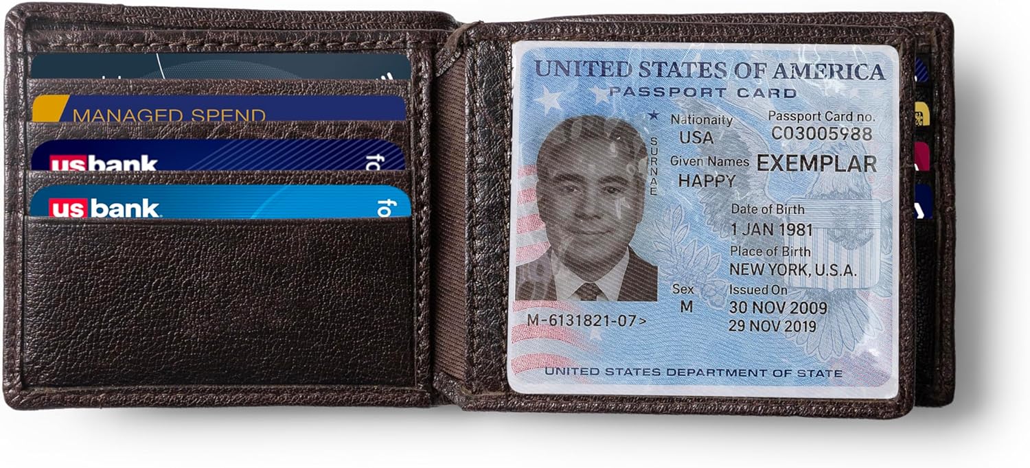 ALIKA Top Grain Genuine Leather Wallet for Men | RFID Blocking | Soft and Stylish Trifold Wallet with 12 Credit Card holder, 1 ID slot and 2 Cash Pockets | Brown - Image 3