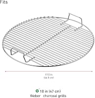 GFTIME 45 cm Gázgrill Rács Kettle Grillhez Nehéz Kivitelezés 2