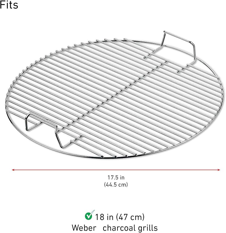 GFTIME 45 cm Gázgrill Rács Kettle Grillhez Nehéz Kivitelezés