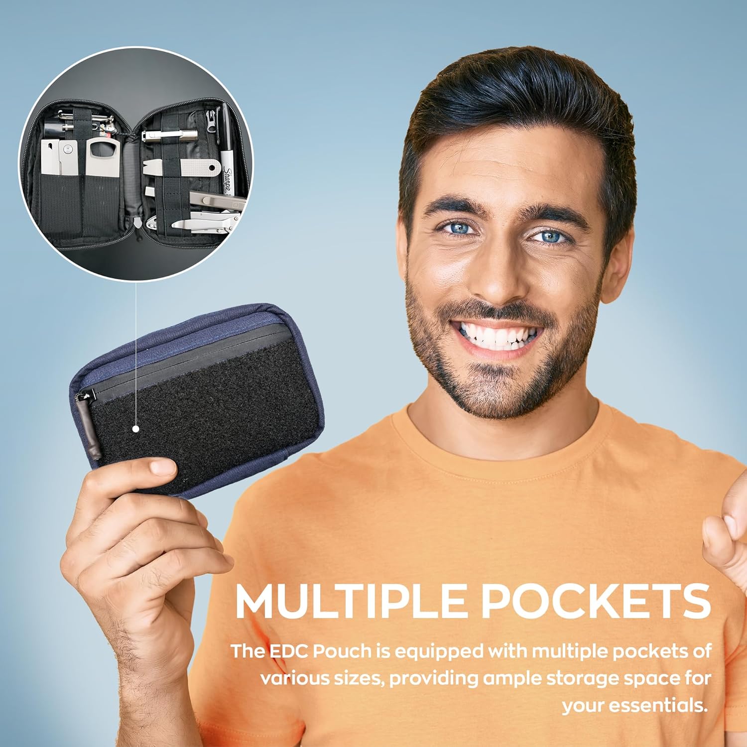 DAILYCARRYCO EDC Pouch Organizer - Everyday Carry Tool Pouch with Multiple Pouches, Essential EDC Gear - Image 6