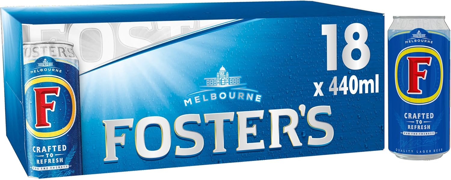 Fosters Lager Beer Can, 18 x 440ml Amazon.co.uk Grocery
