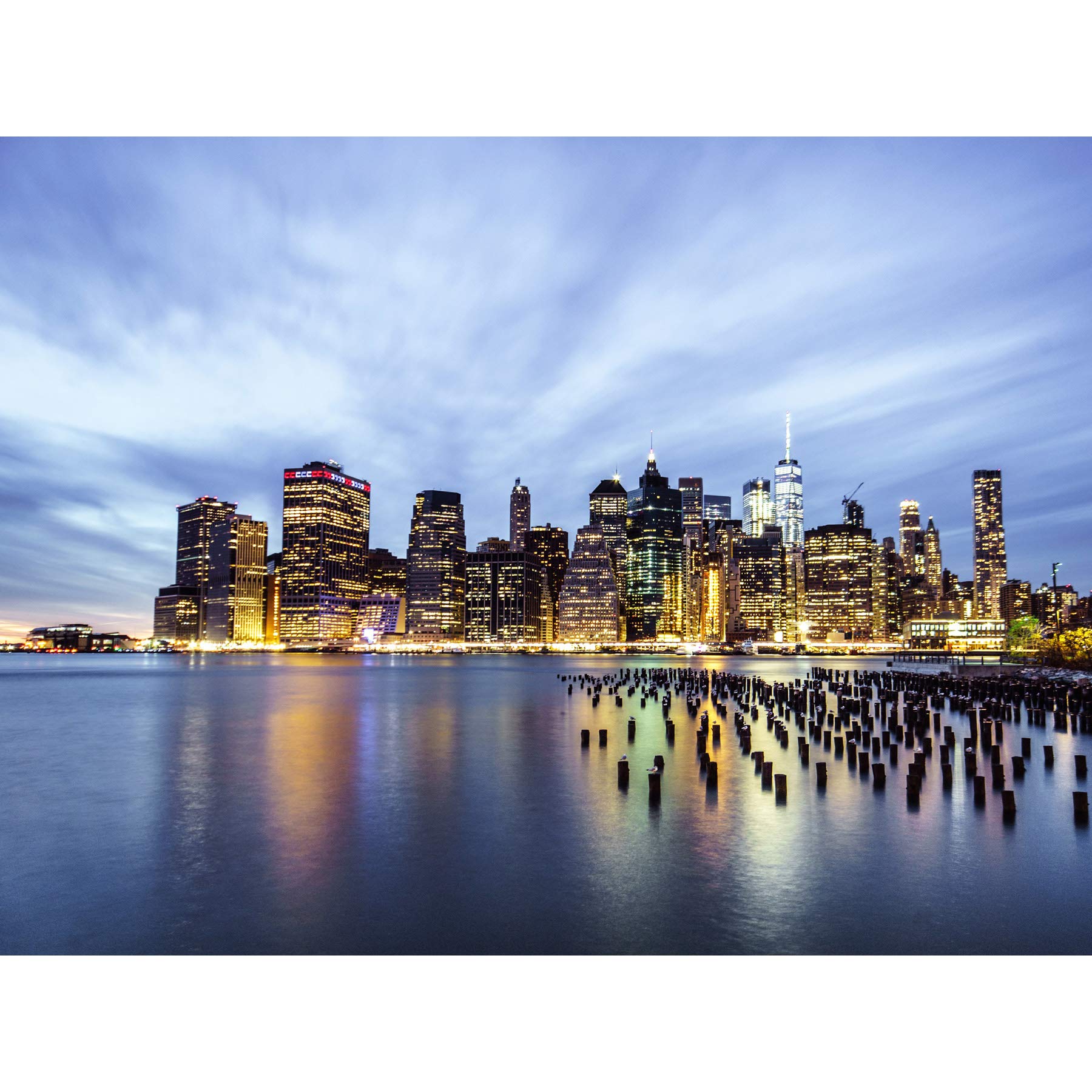 Luddy York City USA Cityscape Large Art Print Poster Wall Decor 18x24 inch