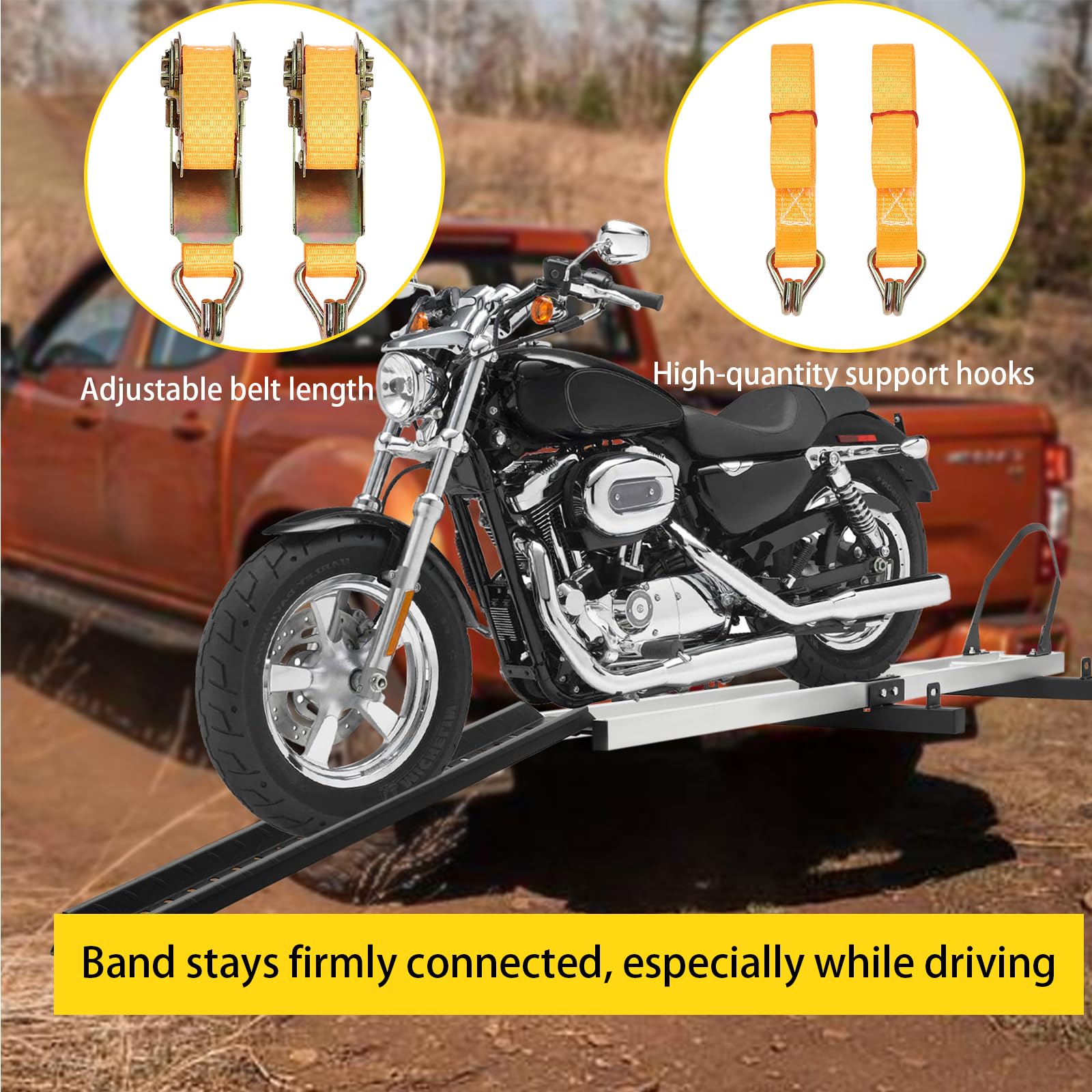 Aazon.co: ECOTRIC 500LBS Otorcycle Trailer Hitch Carrier Scooter