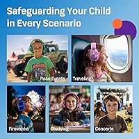Vista 124 de Vanderfields Kids Ear Protection Earmuffs - Noise Cancelling Headphones for Kids, Autism, Toddler, Children