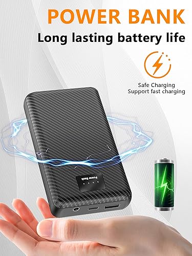 Miniatura 3 de Paquete de batería de chaleco calentado, batería recargable de 7.4 V 16000 mAh para chaquetas de calefacción, cargadores portátiles de 5 V9 V12 V