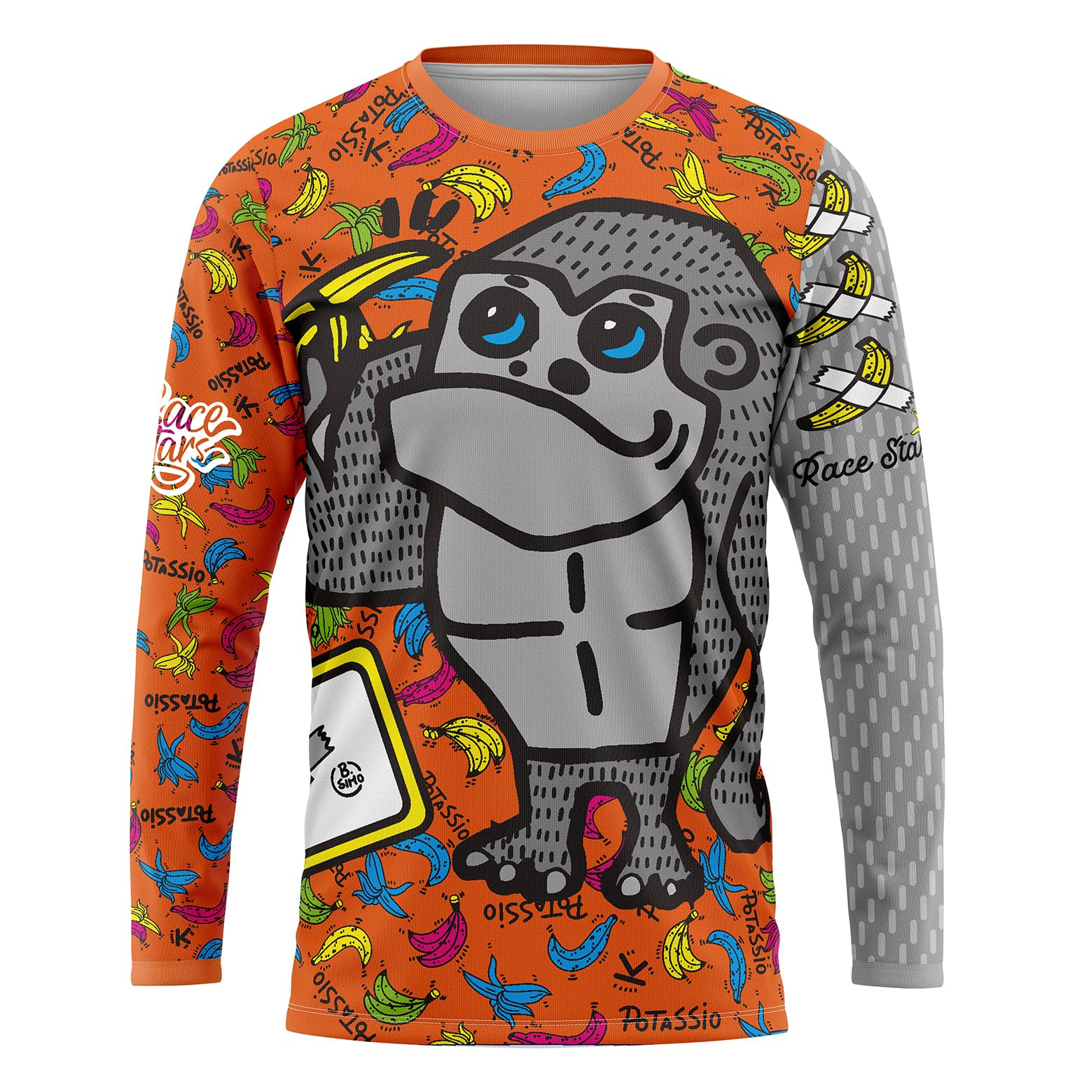 Men's Downhill Motorcycle Sportwear Cycling Jersey Mountain Bike T Shirt Long Sleeve Anti-uv MTB Jersey Racewear