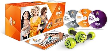 Zumba Fitness Gold Live It Up DVD Set for the Baby Boomer Generation