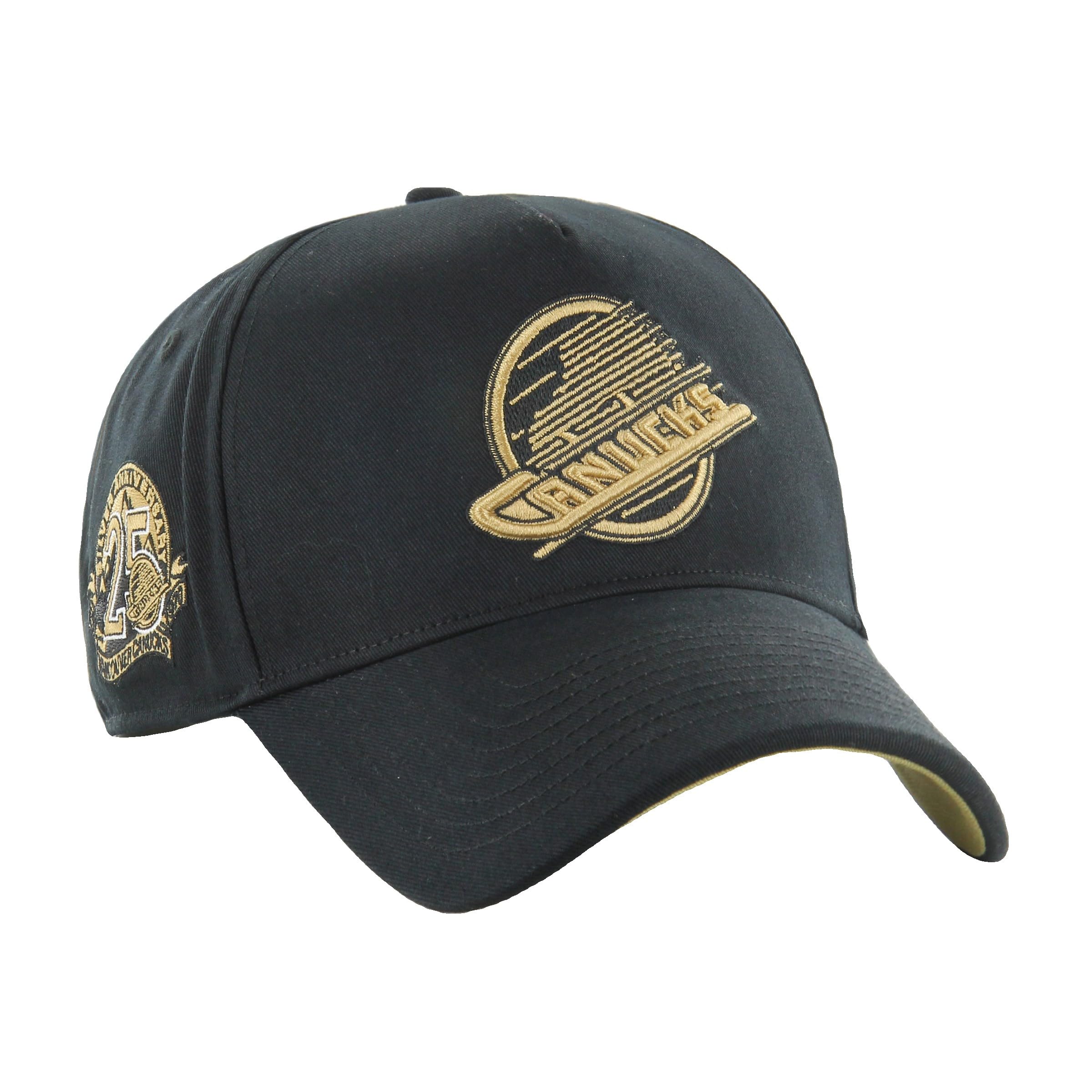 47 Brand Snapback Cap NHL Vintage Vancouver Canucks Black