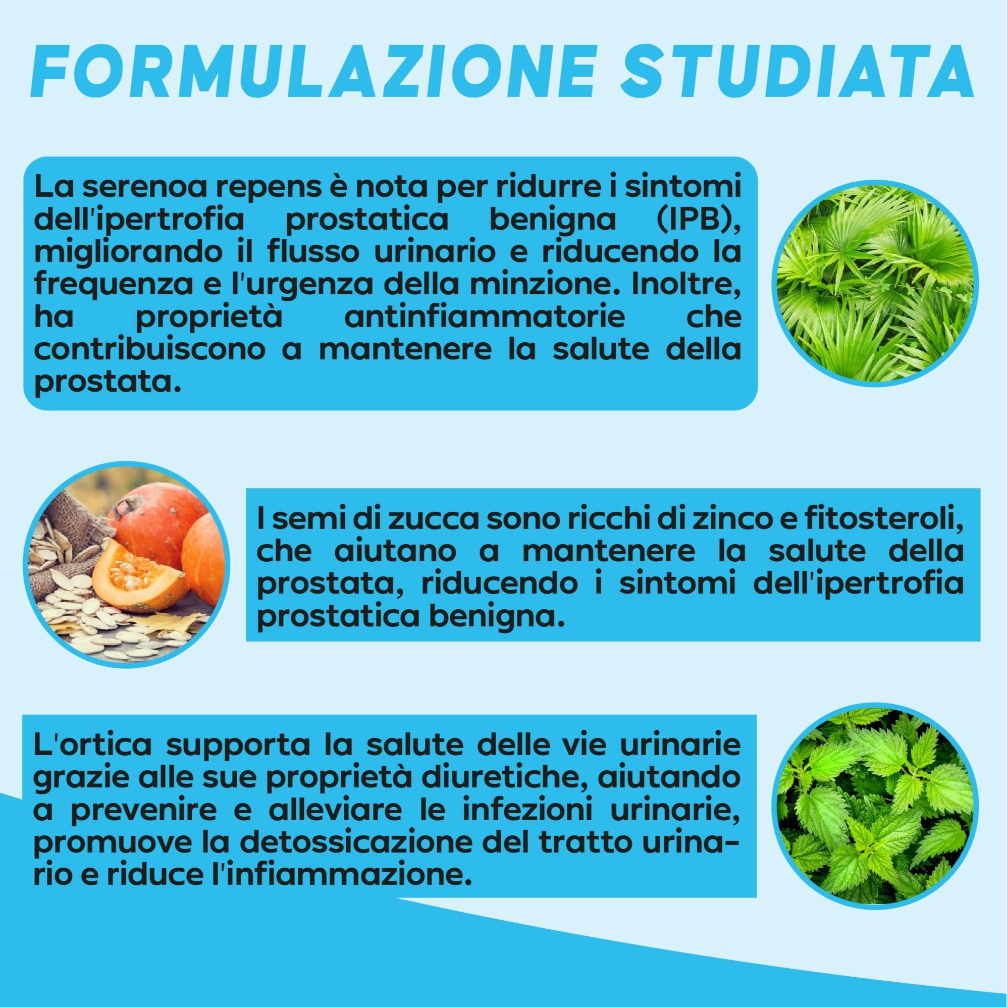 Serenoa repens prostata Integratore Prostata 640 mg - 180 Capsule - Saw palmetto -Formula Complex - integratore Uomo benessere delle vie Urinarie