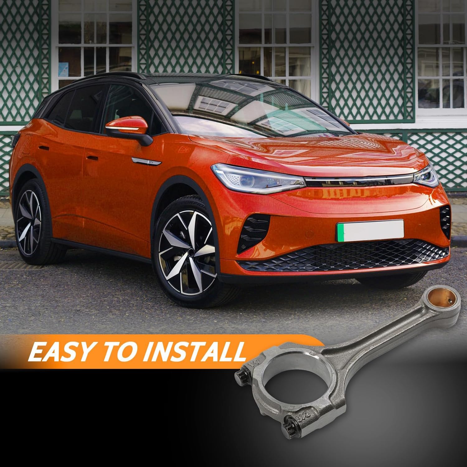 4pcs Connecting Rods 23510-2B700, Fits for 2014-2021 Kona Veloster Forte Optima Elantra 1.6L Engine Connecting Rods 23510-2B700