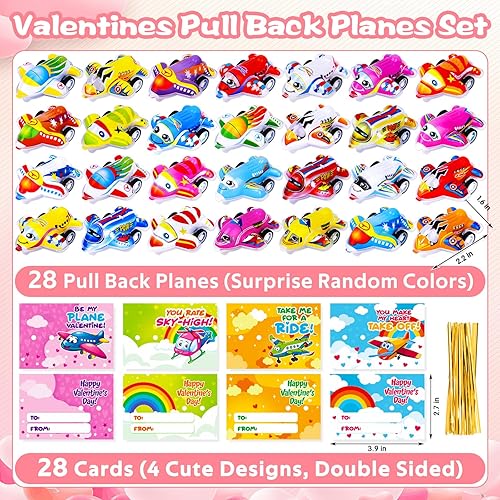 Miniatura 2 de 28 piezas de juguetes de aviones de Pascua para niños pequeños, niños y niñas, rellenos de huevos de Pascua, regalos de fiesta de Pascua,