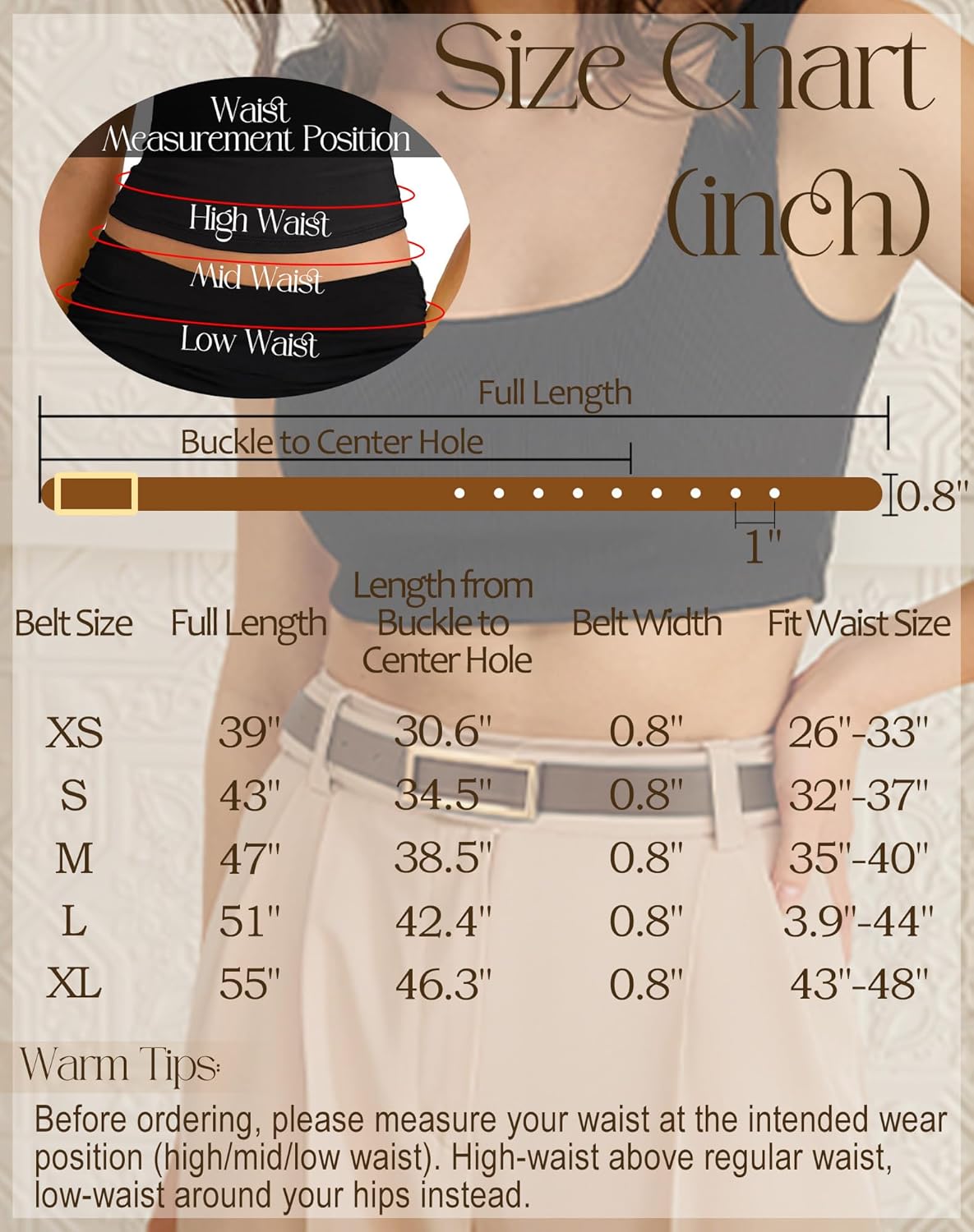 SANSTHS Skinny Reversible Belts for Women, Two-in-one Women Thin Belt for Dresses Jeans Pants with Gold Buckle - Image 6