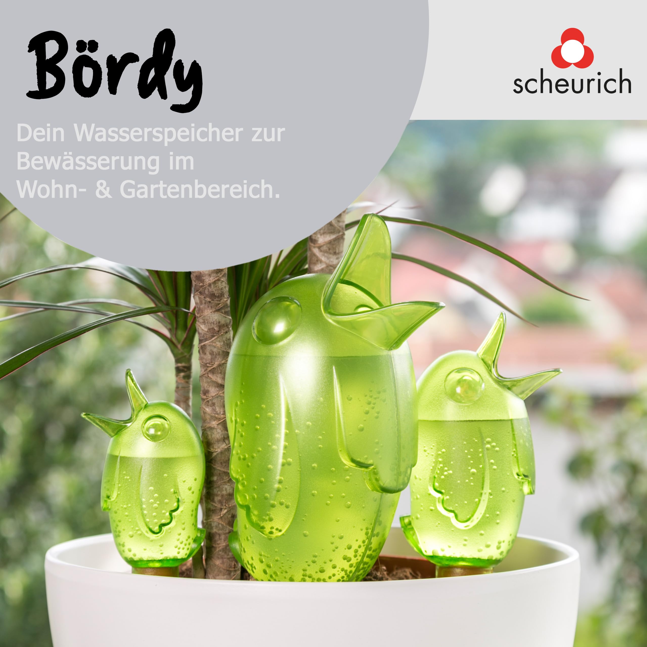 Scheurich Bördy Dozownik Wody, Zielony, 90 ml