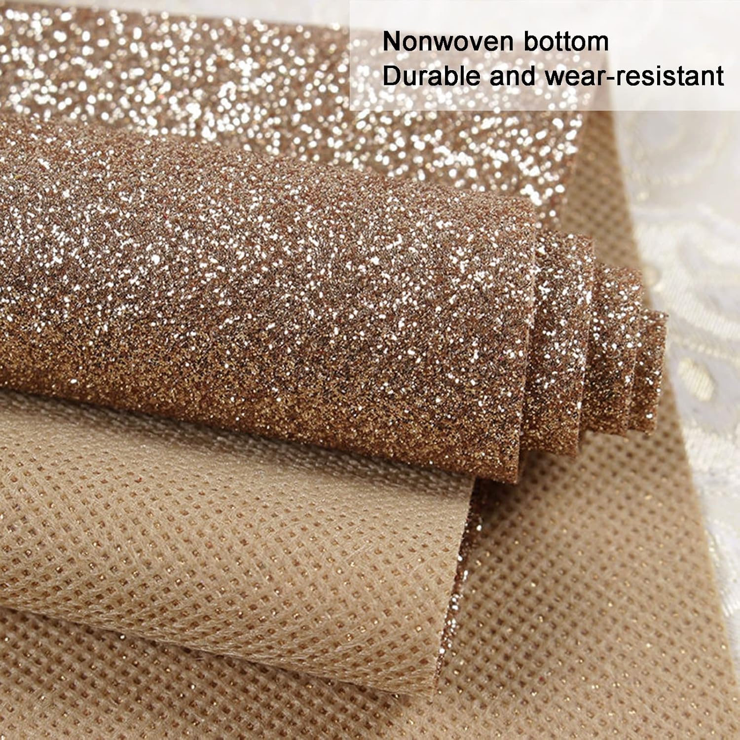 Wedding Aisle Runner, Reflective Grass Ceremony Sequin Carpet, Cuttable Party Indoor Outdoor Reception Graduation Party Runner Rug, 3 Colors (Color : Gold, Size : 1.2x10m)