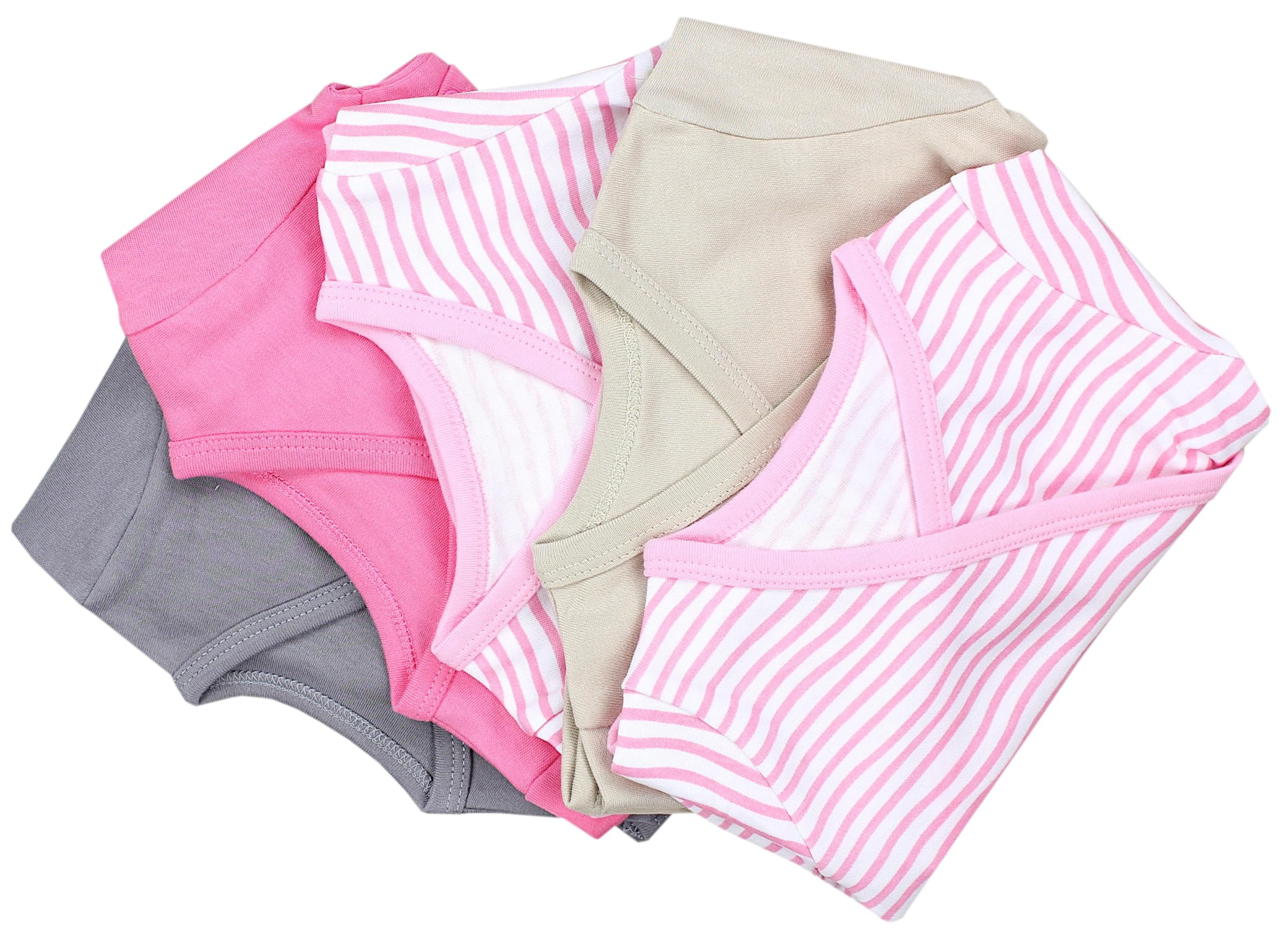 TupTam T-Shirt à Manches Longues pour Bébé, Lot de 5