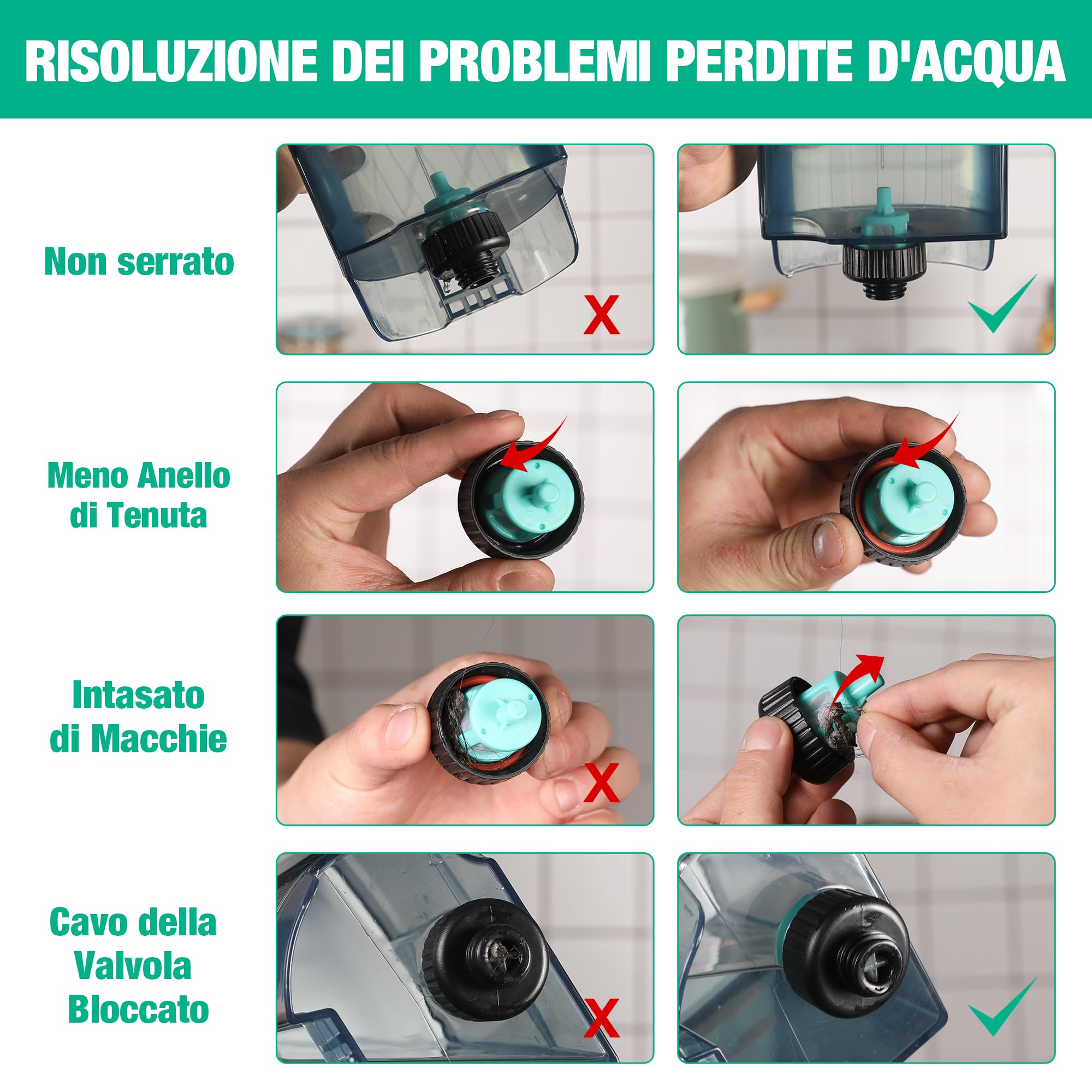 HAUSHOF StainZapper Pro - Lavatappeti Portatile 450W 11,5kPa, 1,5L lava tappezzeria ad Acqua con Detergente e Spazzola per Giunti, lava divano per Pulire Divano, Sedili Auto, Moquette e Tappeti