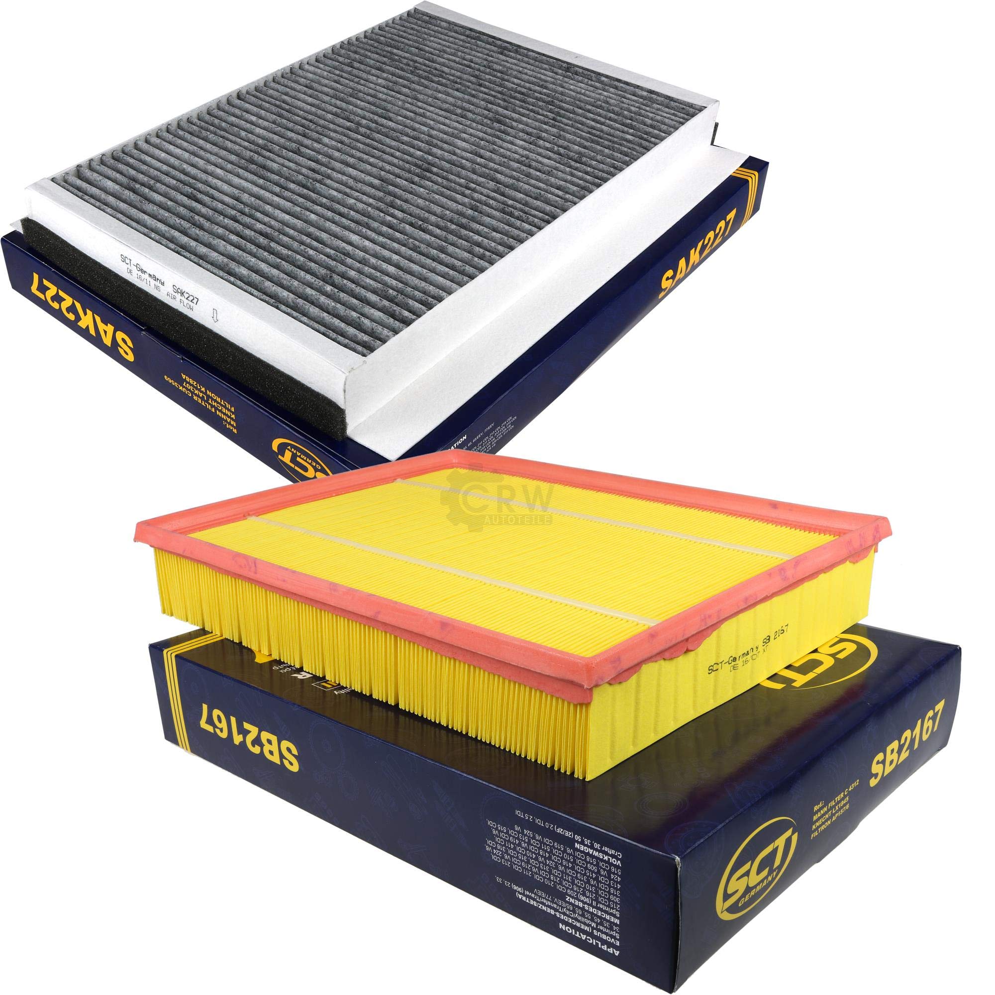 SCT Germany Inspektions Set - Luftfilter & Innenraumfilter Kombipaket