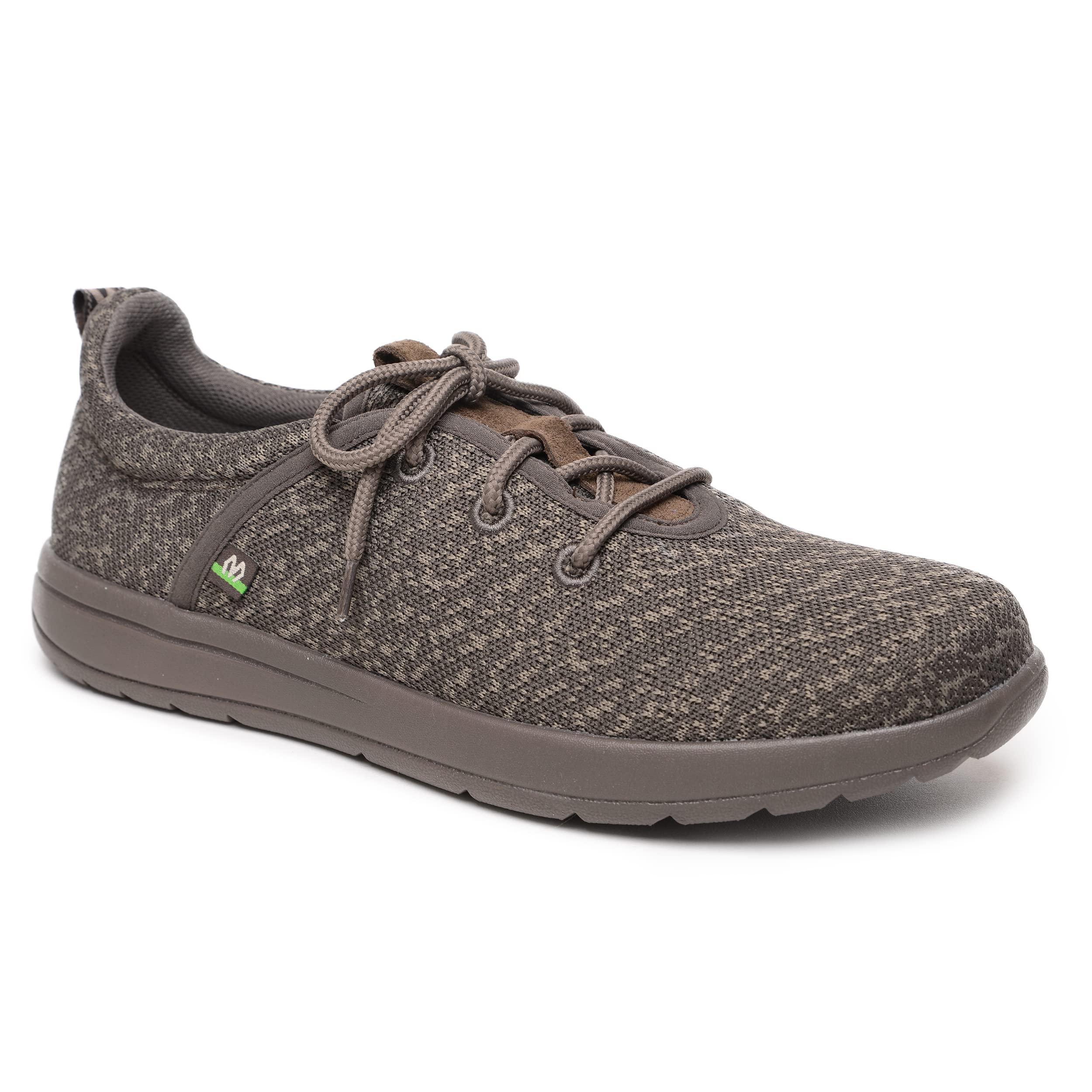 MinnetonkaMen’s Eco Anew - Fashion Knit Sneakers Handcrafted with EcoPlush Recycled Insole, 100% Recycled Breathable Mesh Lining and Laces, 70% Sugarcane EVA Sole, and Fabric Upper
