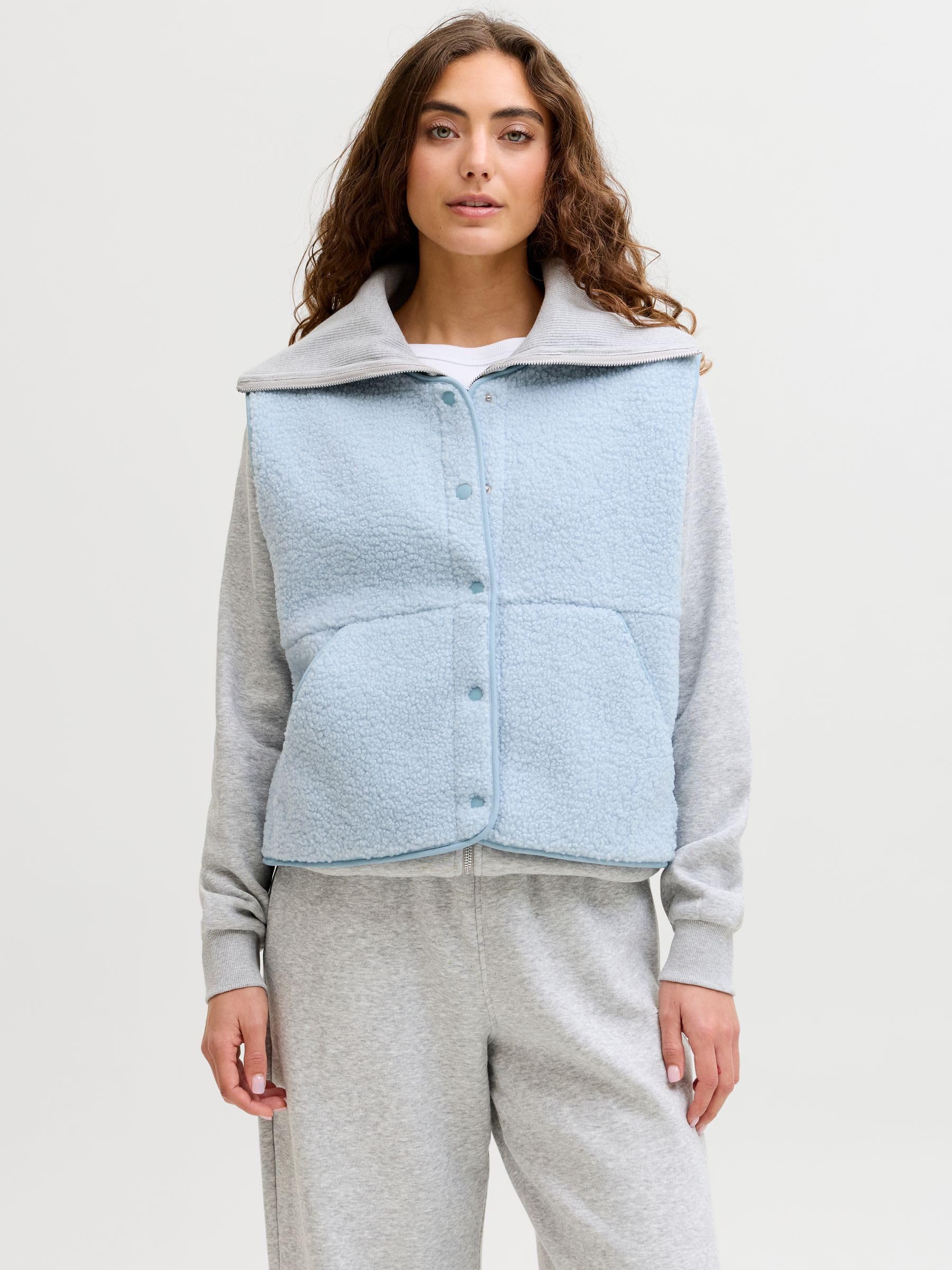 JJXX Jxvera Teddy Vest Otw Sn Jxvera - Gilet Teddy Otw Sn Donna (Pacco da 1)