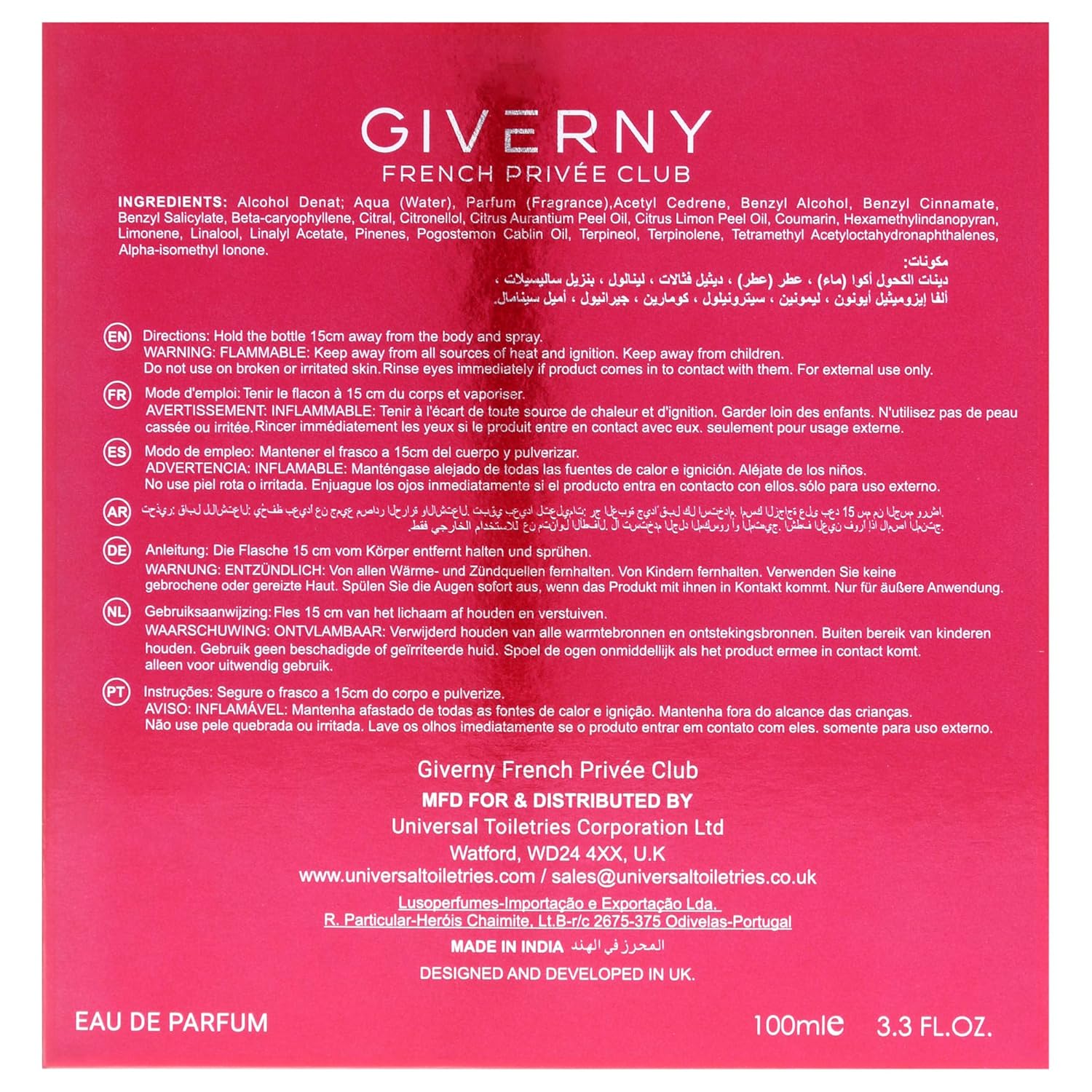 Pink Diamond by Giverny for Women - 3.3 oz EDP Spray - Image 10