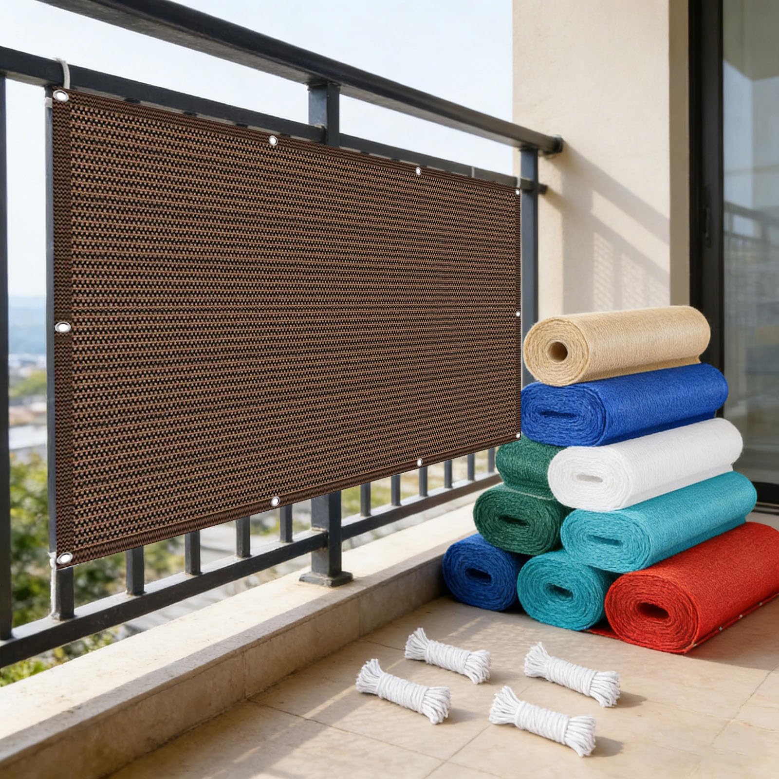 Brise vue anti-regard解决vis-à-vis balcon et vent terrasse