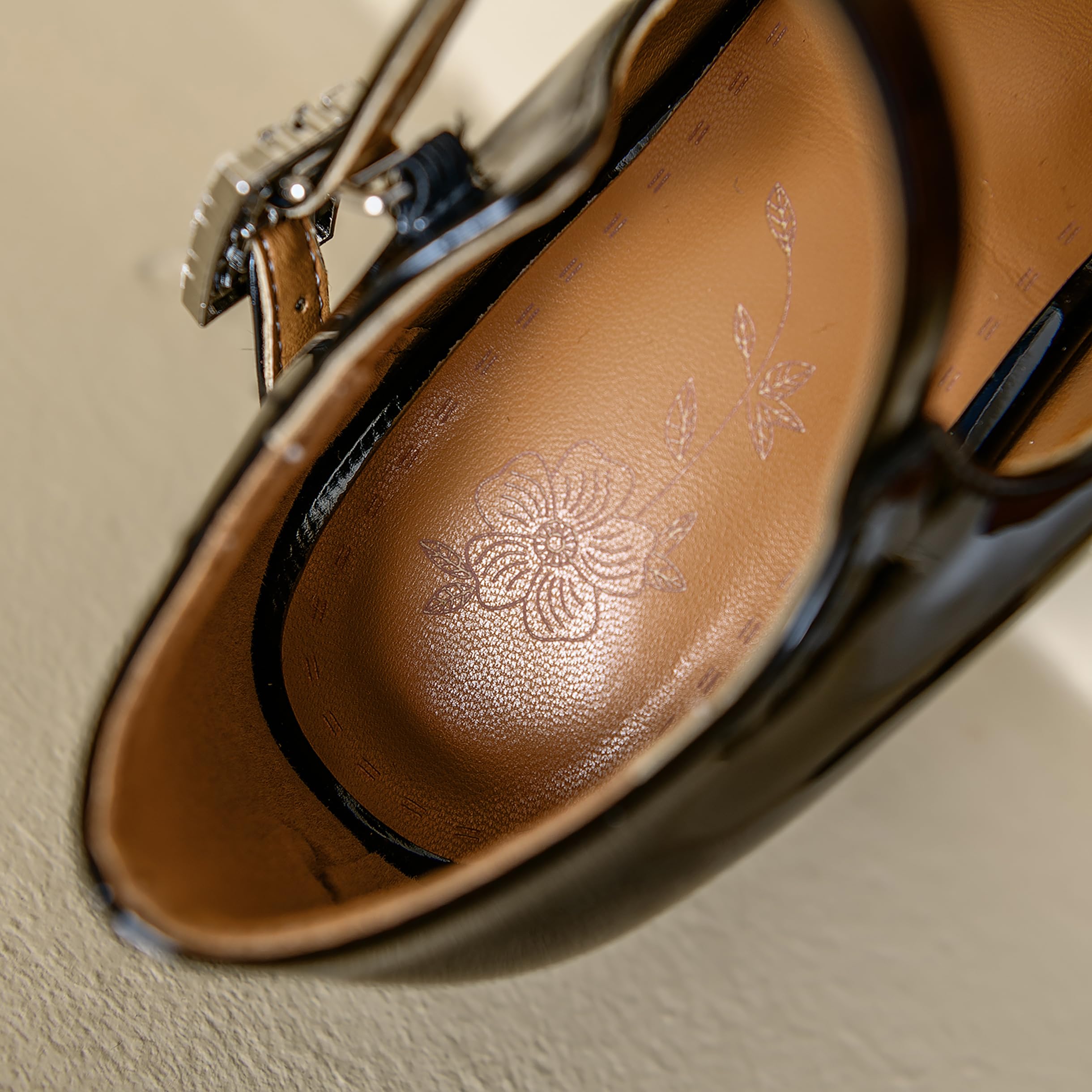 Donna Tacco a Blocco Mary Jane Dp820 High Heel, Numero 32-46