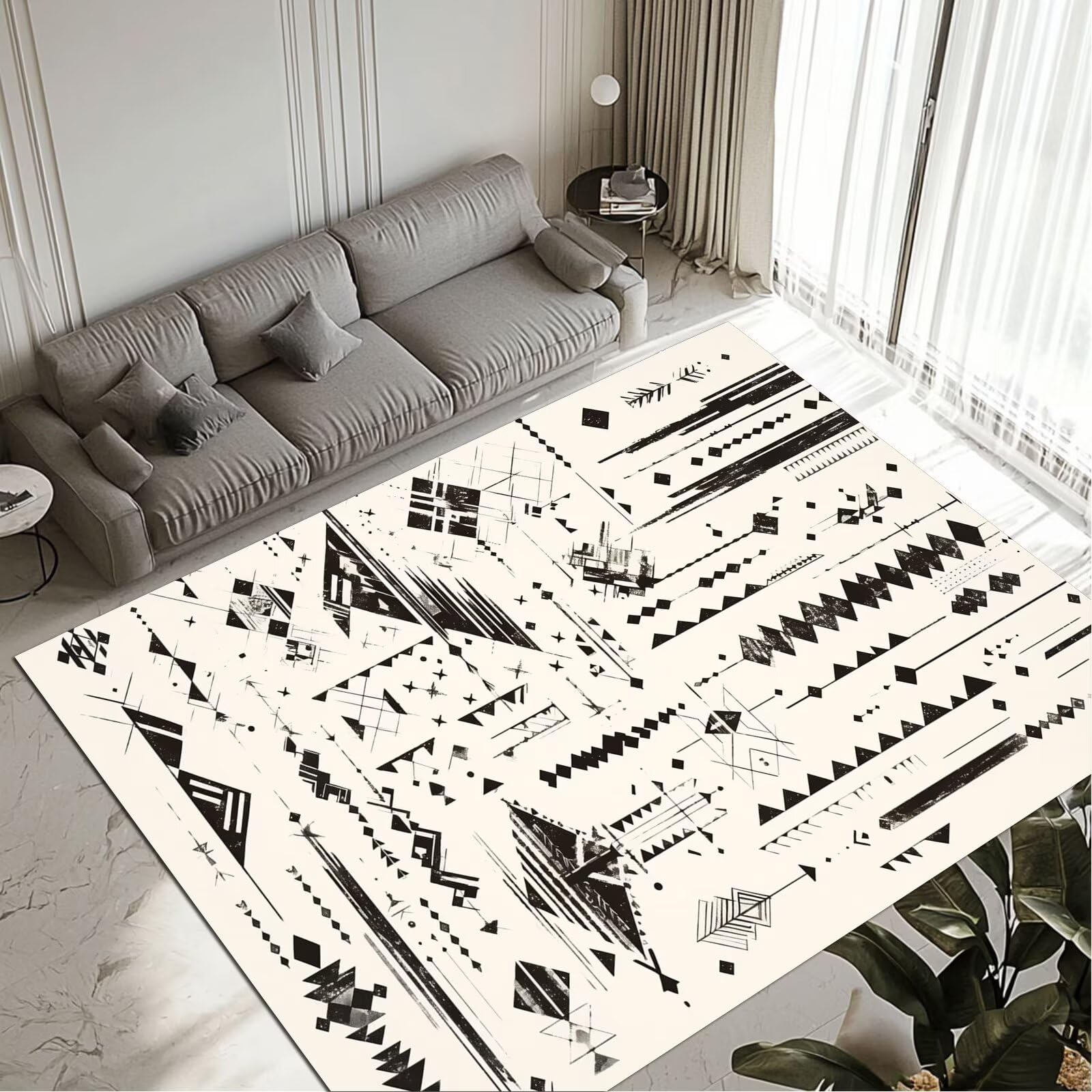 Tapis de décoration salon intérieure pour salle à manger et entrée