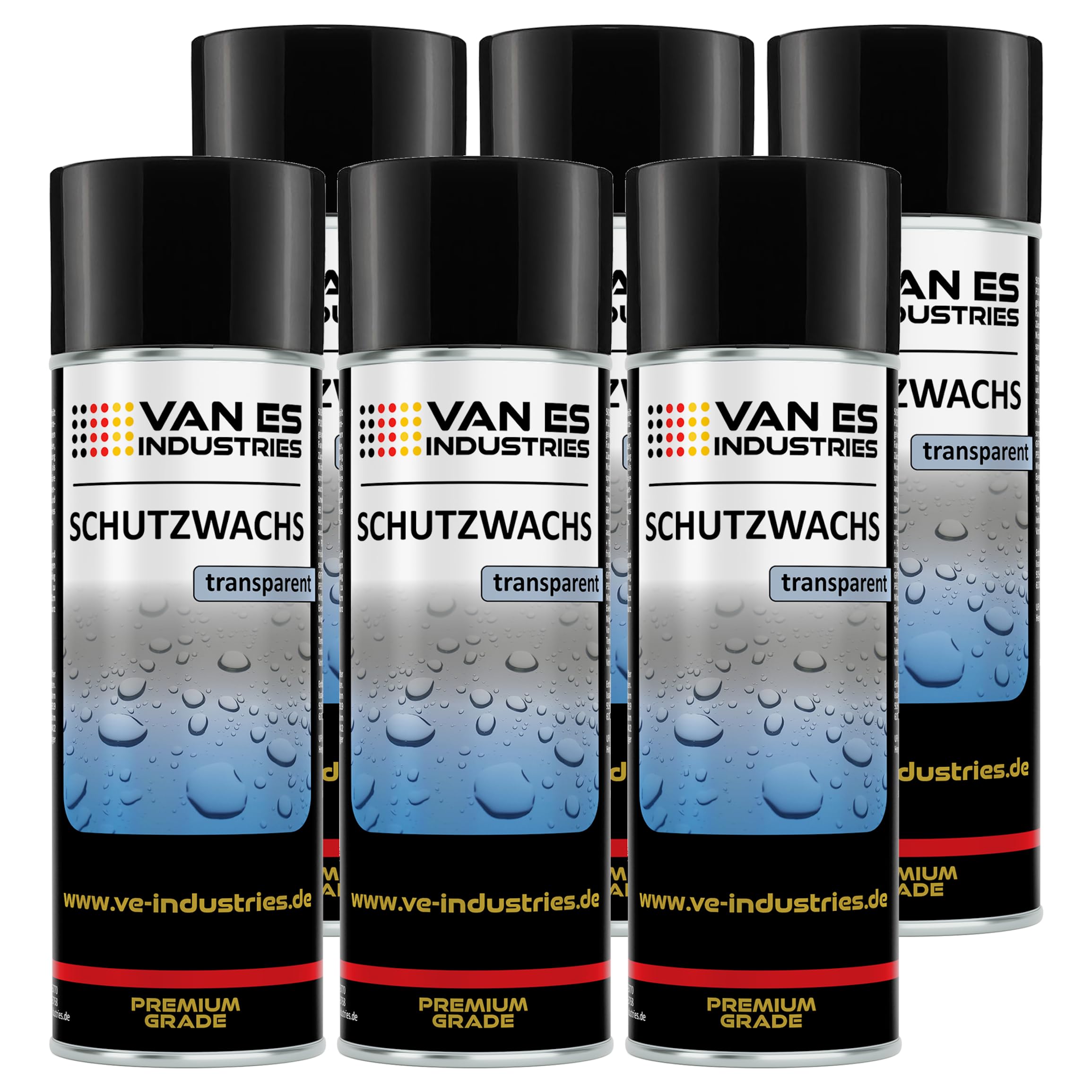 Schutzwachs 6x 400ml Spray milchig Sprühwachs Korrosionsschutz