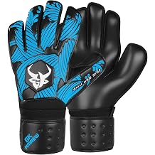 Soccer Goalkeeper Goalie Gloves Extreme Strong Control and Grip with Finger Protection High Performance Pro-Level Goalie Glove Anti-Slip Latex Palm Breathable Comfortable for Kids Youth Adult