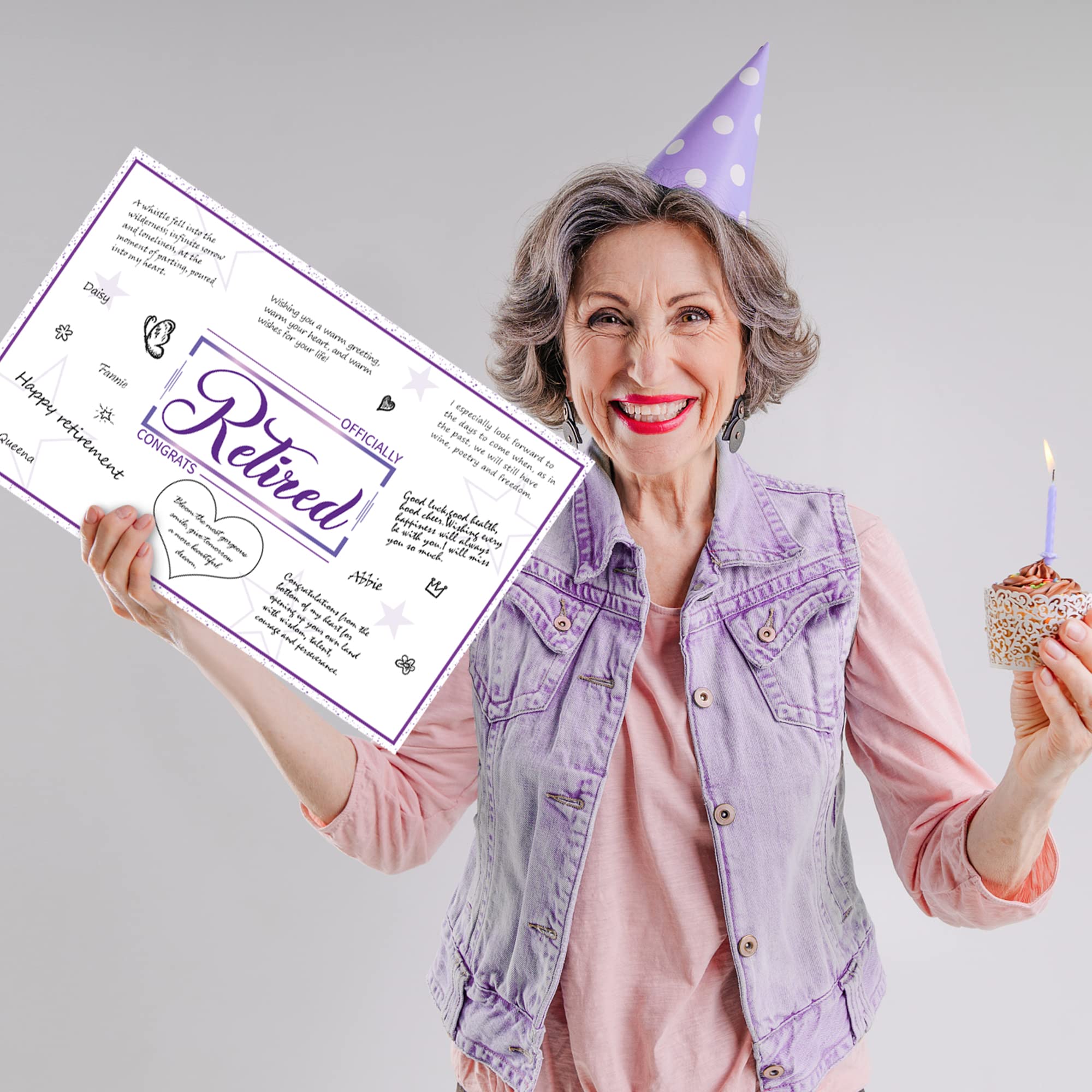 Grappige Verjaardagskaart voor Vrouw - Een Vriendelijke Wijze Mooie Vrouw