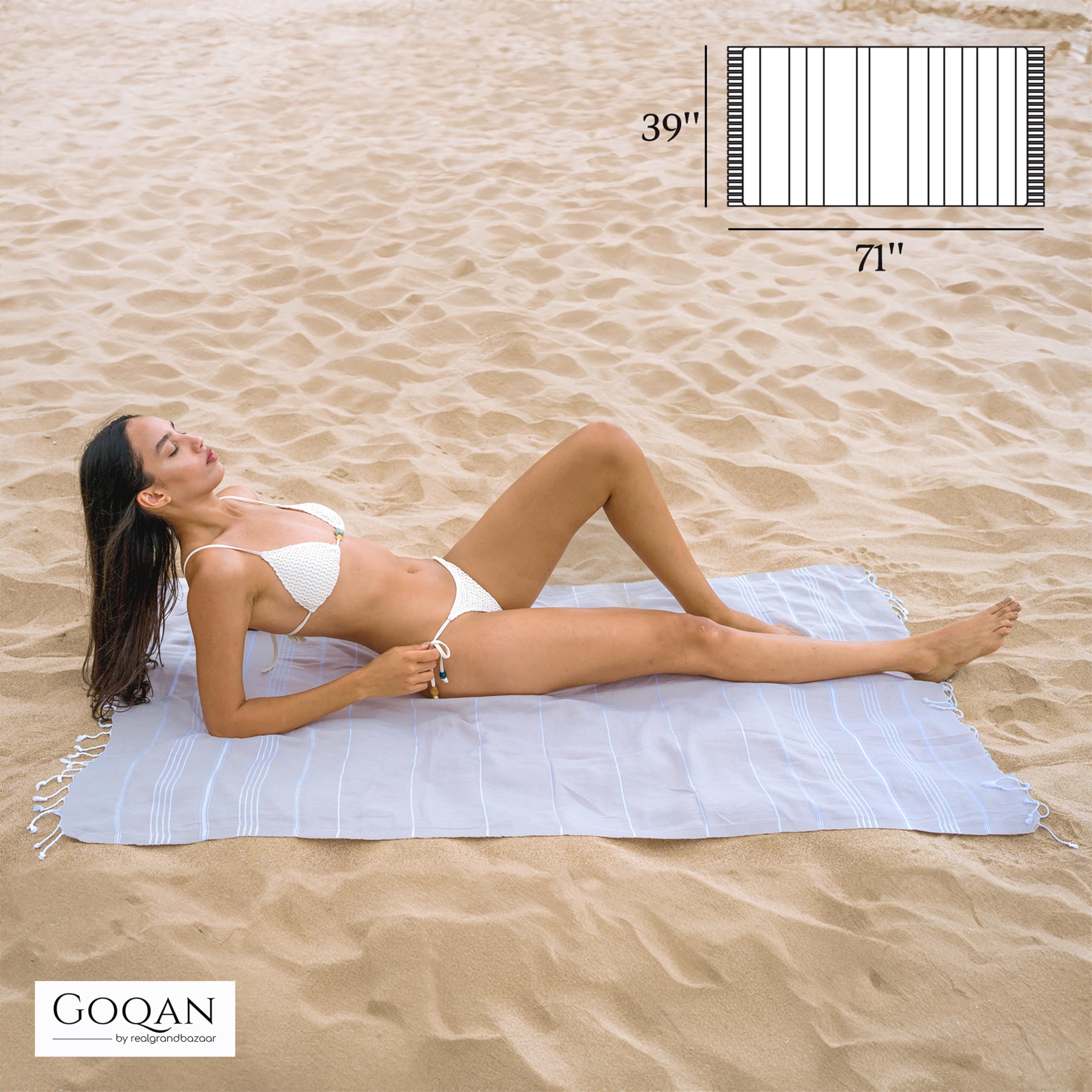 Asciugamano Turco Pestemal Realgrandbazaar 100% Cotone | Morbido E Assorbente Per Spiaggia, Bagno, Spa | Verde Pistacchio 37x64 Cm