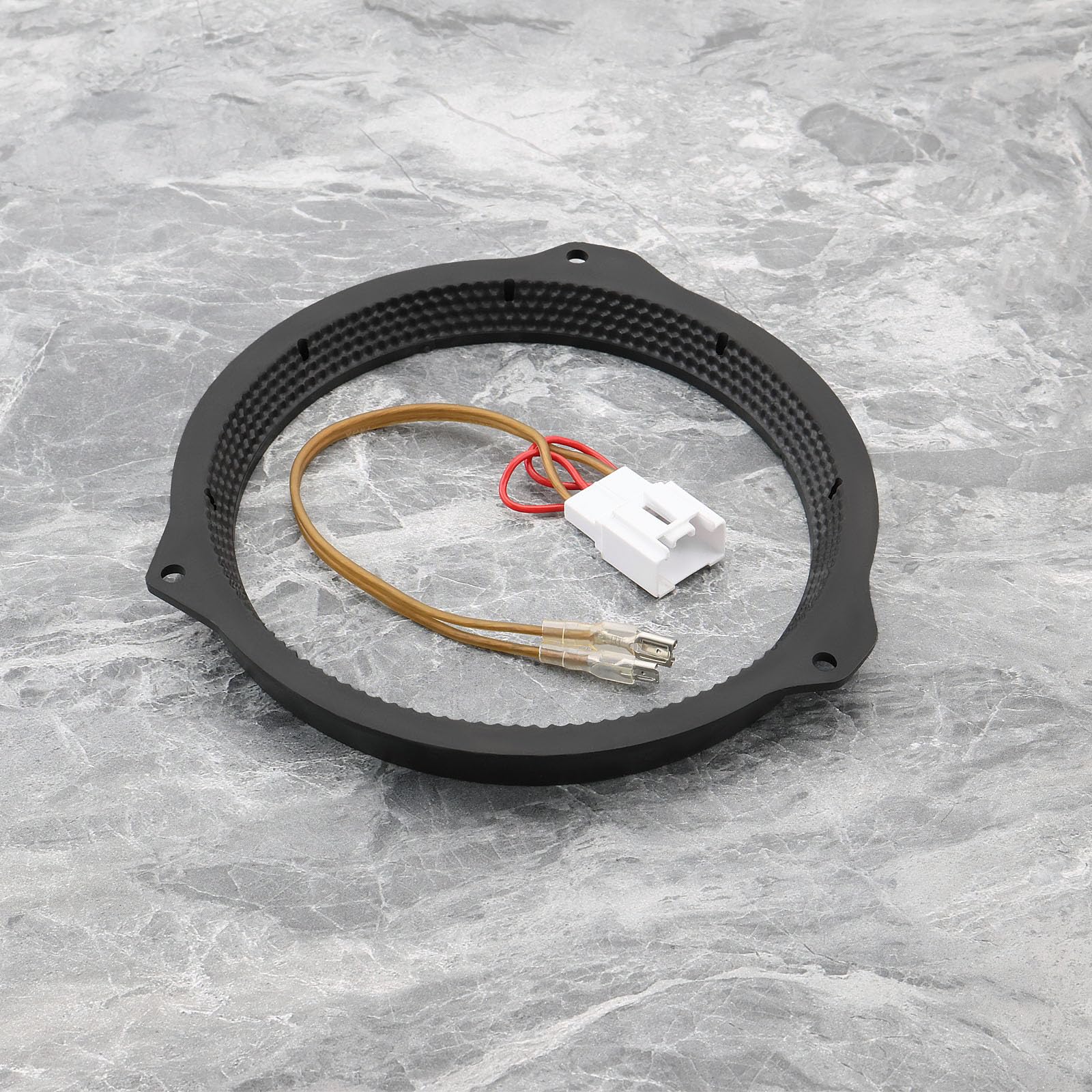 Supporti adattatori per altoparlanti da 165 mm e 6,5 pollici, compatibili con Ford Fiesta dal 2008 in poi, per porta anteriore e posteriore, in plastica, con 2 adattatori per cavi